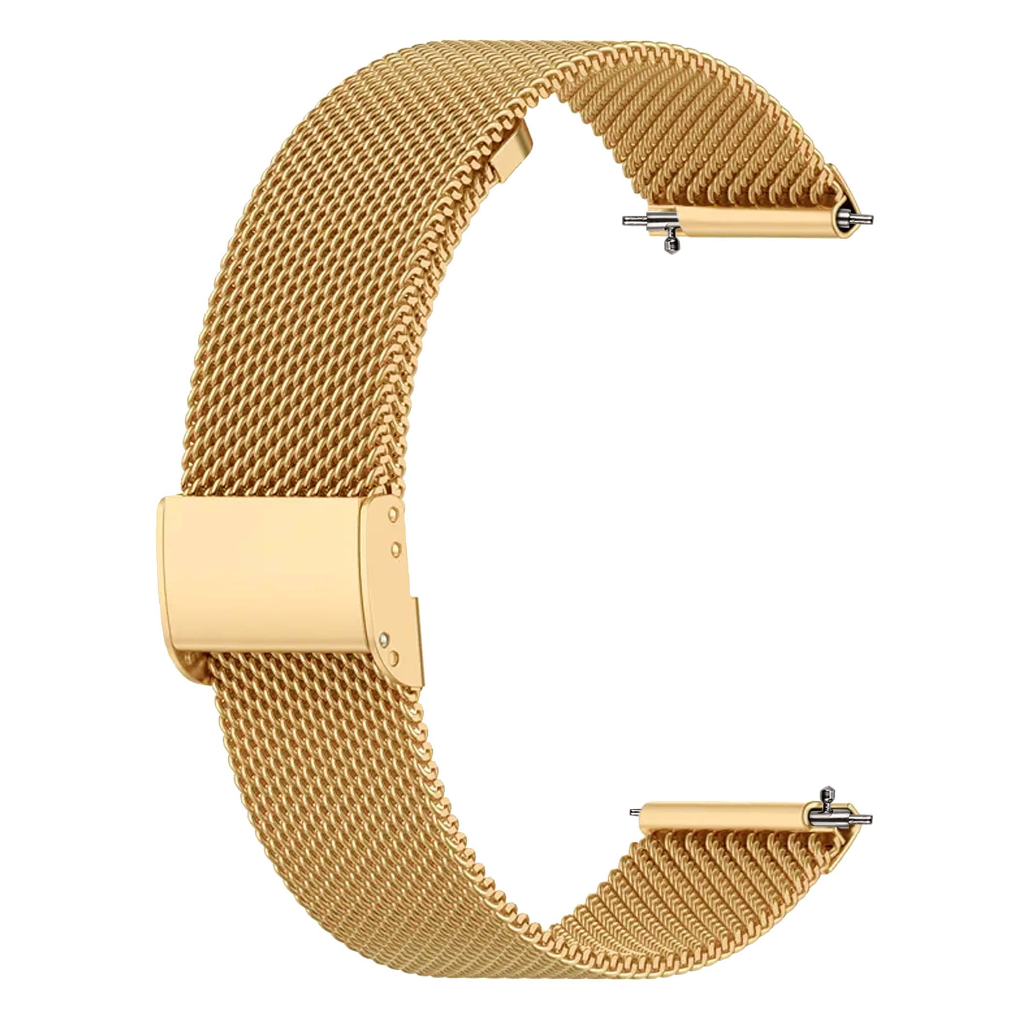 ACM Watch Strap Steel Metal 20mm compatible with Urban Rage Smartwatch Adjustable Belt Chain Band Gold ACM Watch Strap Steel Metal 20mm compatible with Urban Rage Smartwatch Adjustable Belt Chain Band Gold