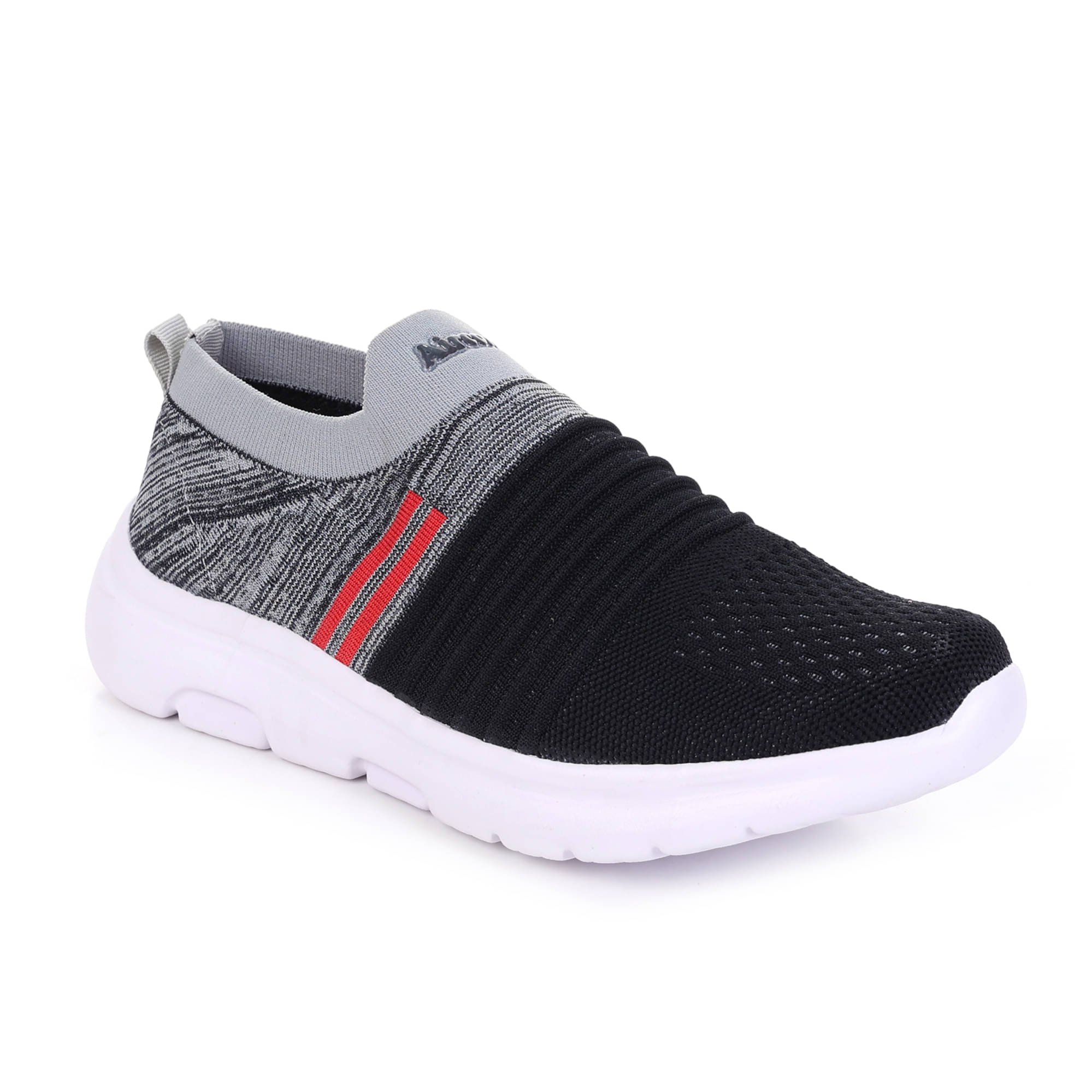     			AIRCON Light Grey Men's Slip-on Shoes