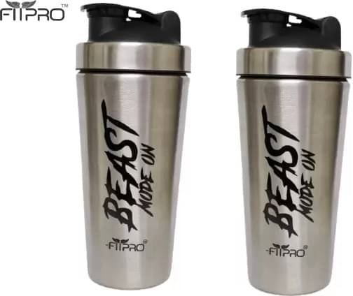 FitPro Stainless Steel Silver 750 mL Shaker ( Pack of 1 ) FitPro Stainless Steel Silver 750 mL Shaker ( Pack of 1 )