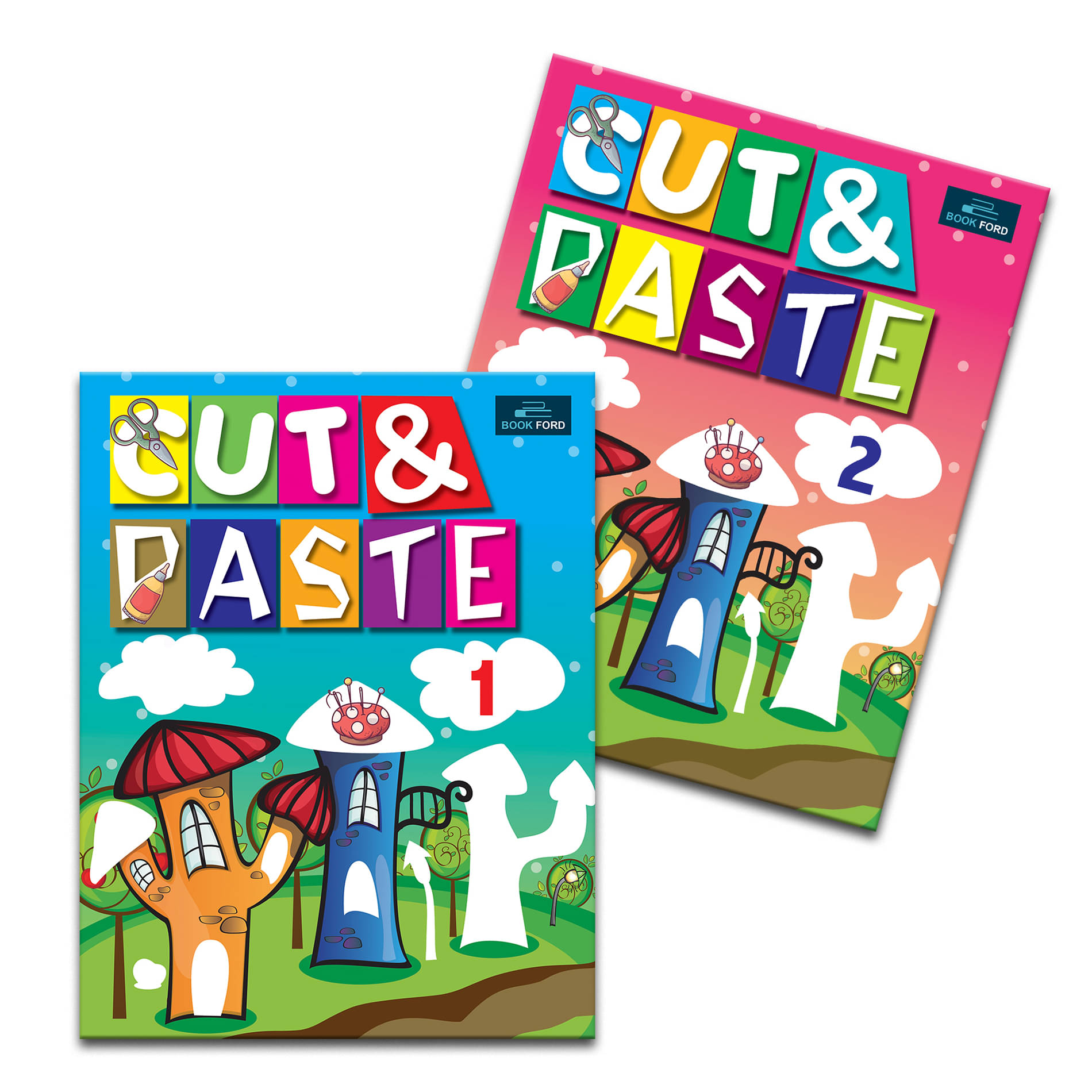 Kids Book of Cut & Paste (Set of 2) - Picture Recognition Art & Creativity that Enhance Fine Motor Skills in Kids BOOK FORD PUBLICATIONS Kids Book of Cut & Paste (Set of 2) - Picture Recognition Art & Creativity that Enhance Fine Motor Skills in Kids BOOK FORD PUBLICATIONS