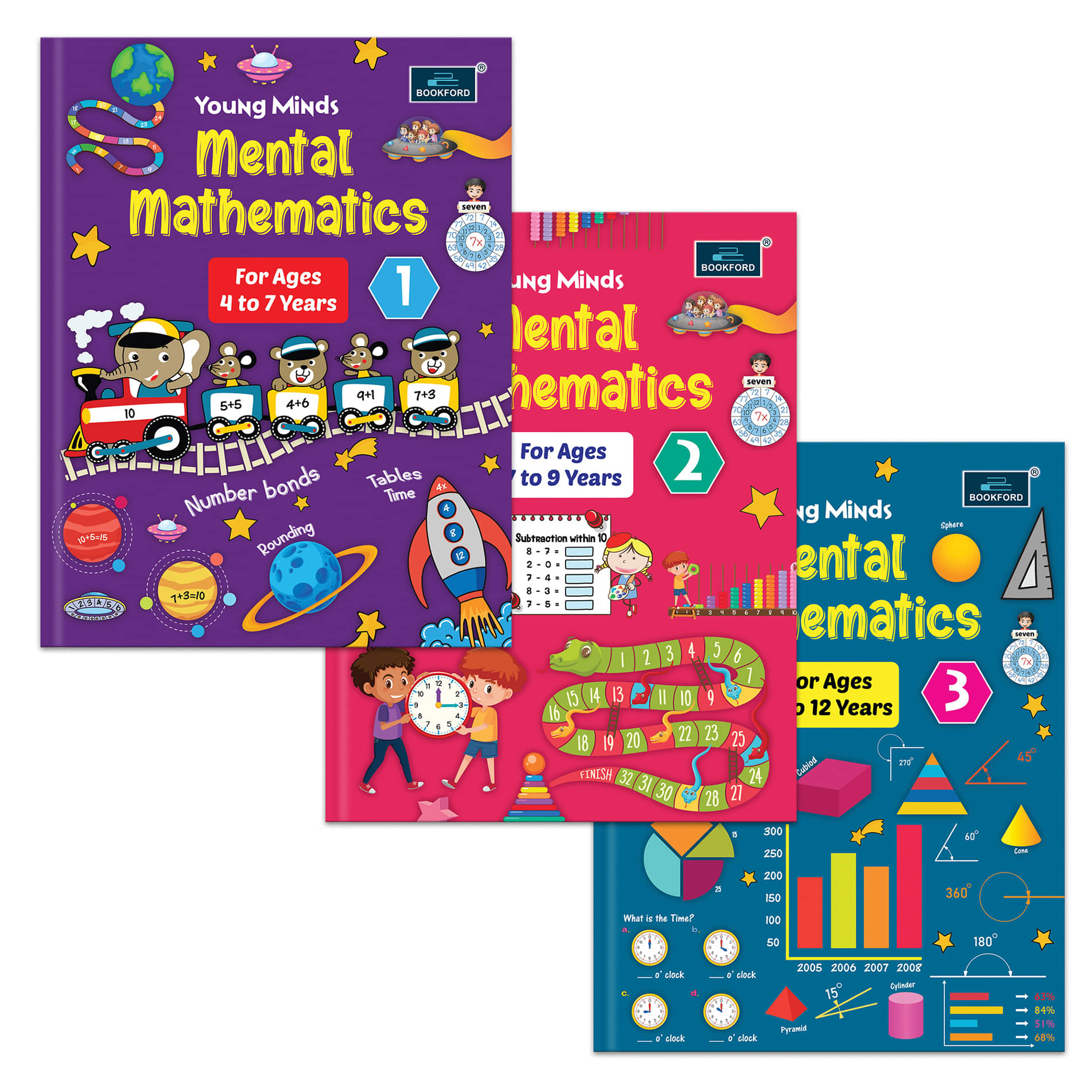     			Mental Mathematics for Kids (Set of 3) - Boost Mental Math Skills BOOK FORD