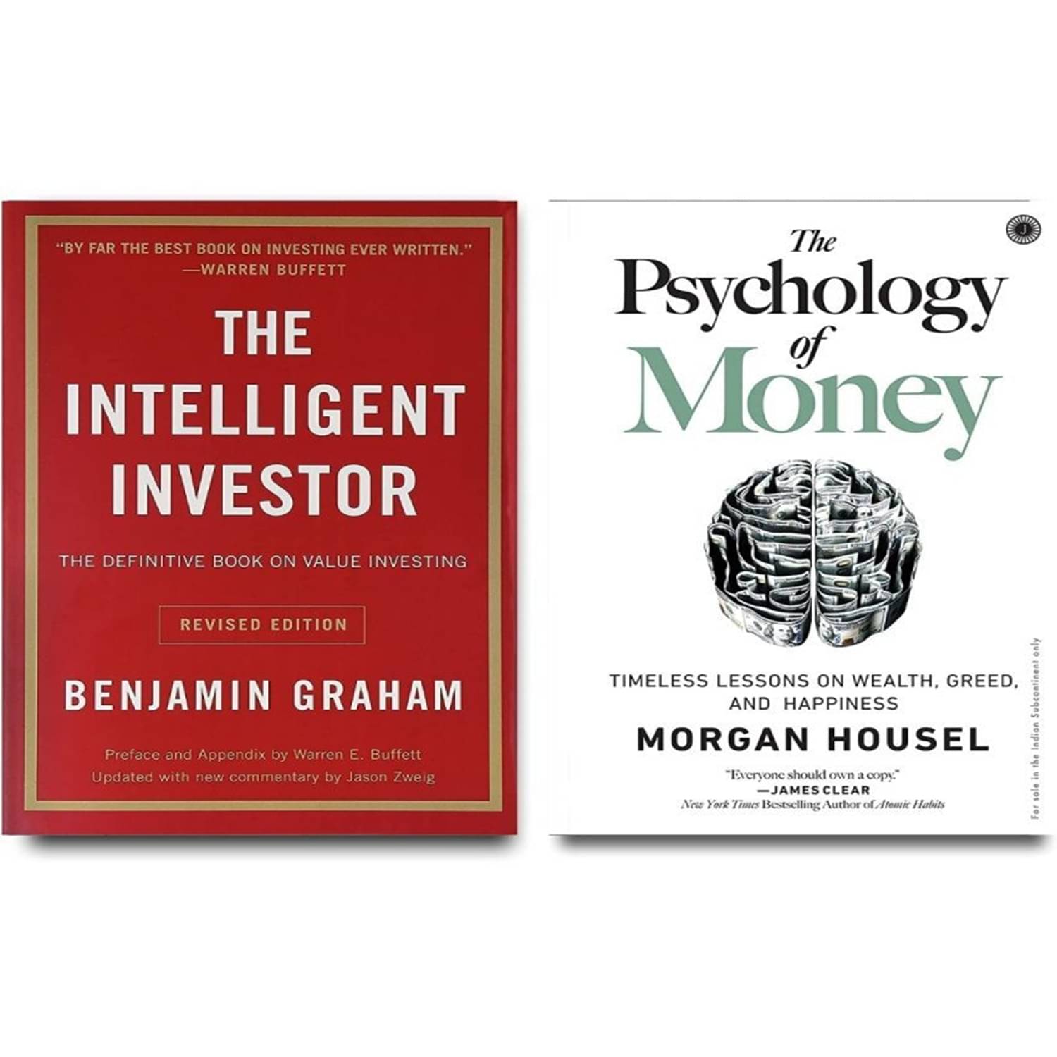     			combo of 2 books The Intelligent Investor & The Psychology of Money