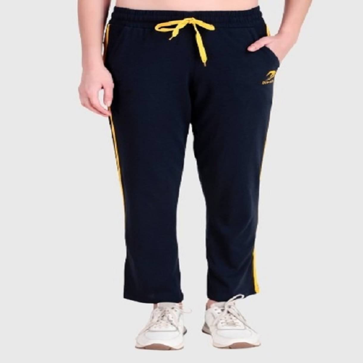     			AA R HOSIERY Navy Blue Cotton Women's Yoga,Cricket,Gym Trackpants ( Pack of 1 )