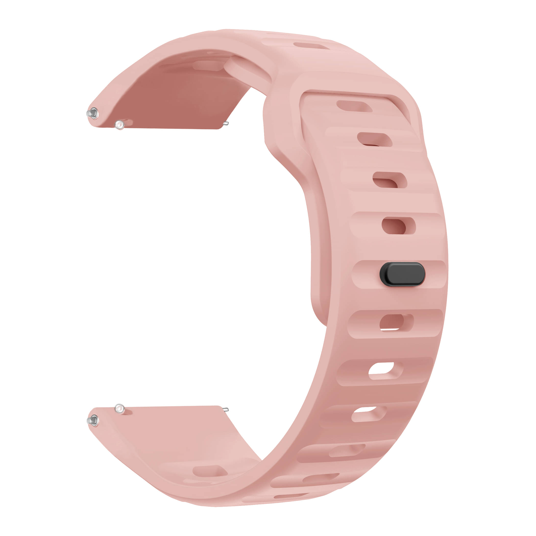     			ACM Watch Strap Sports Silicone Belt 22mm compatible with Play Playfit Flaunt 2 Smartwatch Breatheable Band Pink
