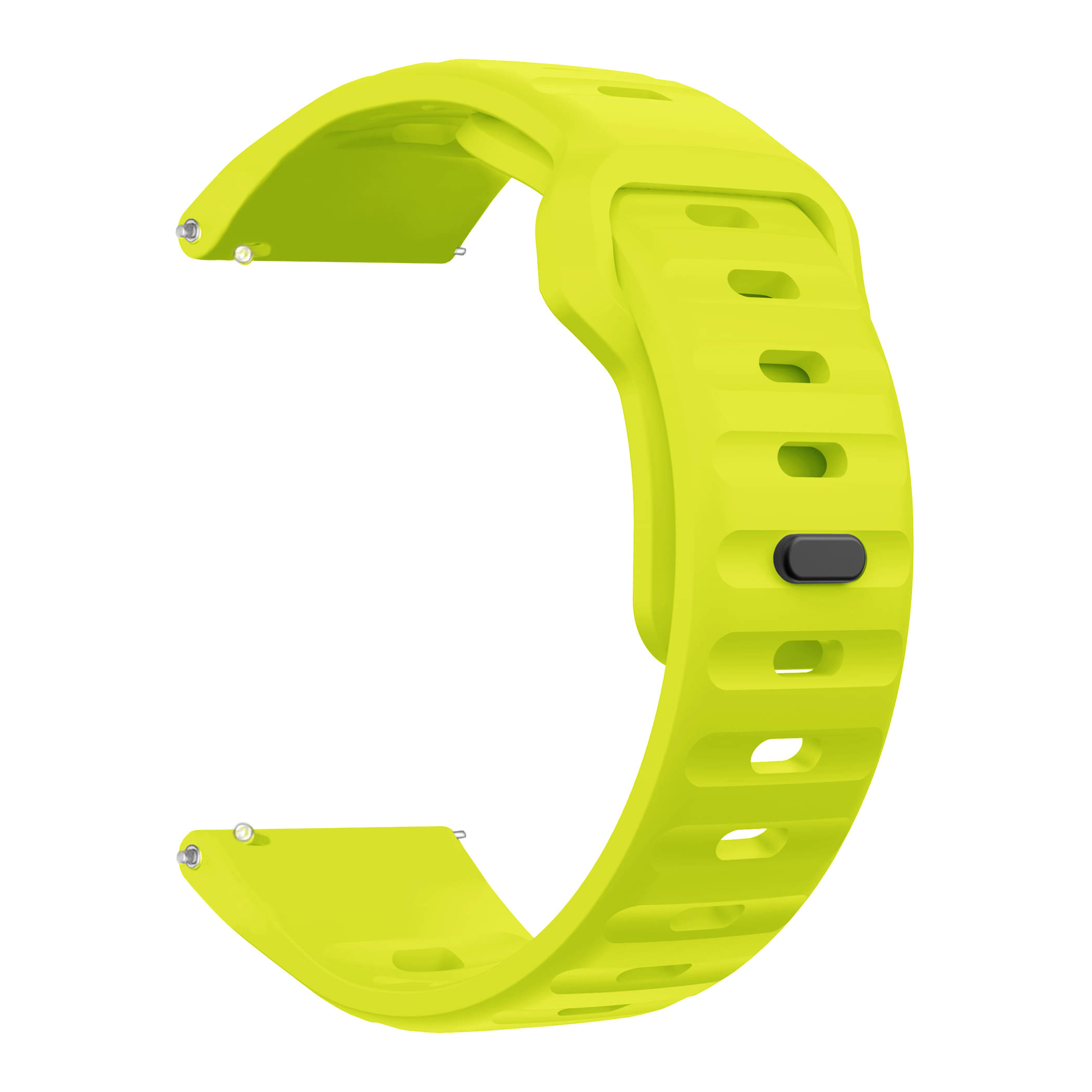     			ACM Watch Strap Sports Silicone Belt 22mm compatible with Ambrane Marble Smartwatch Breatheable Band Fluorescent Green