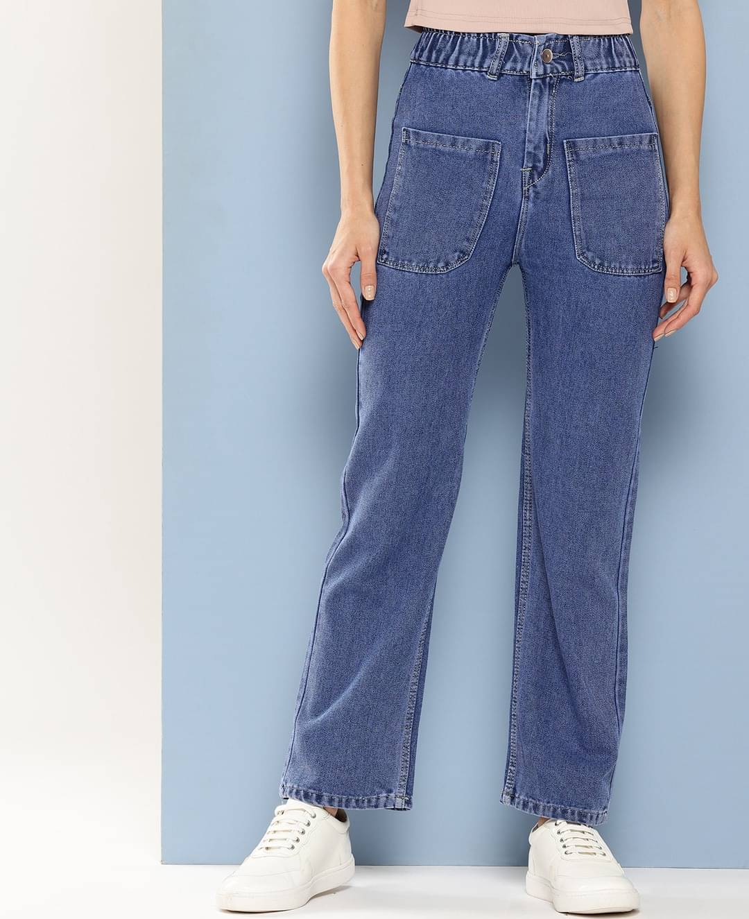     			Aarika Girls Denim Jeans ( Pack of 1 , Blue )