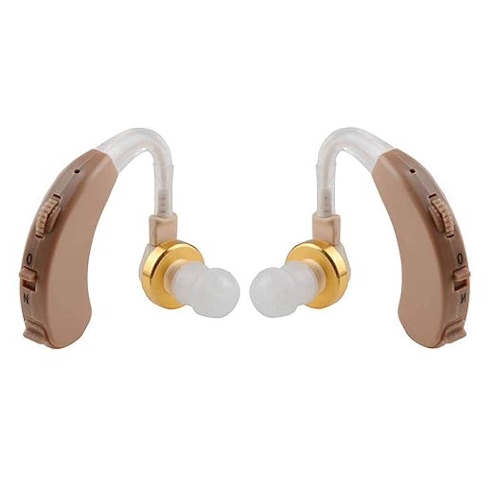     			Auditech SILVER for both ear & 6 batteries