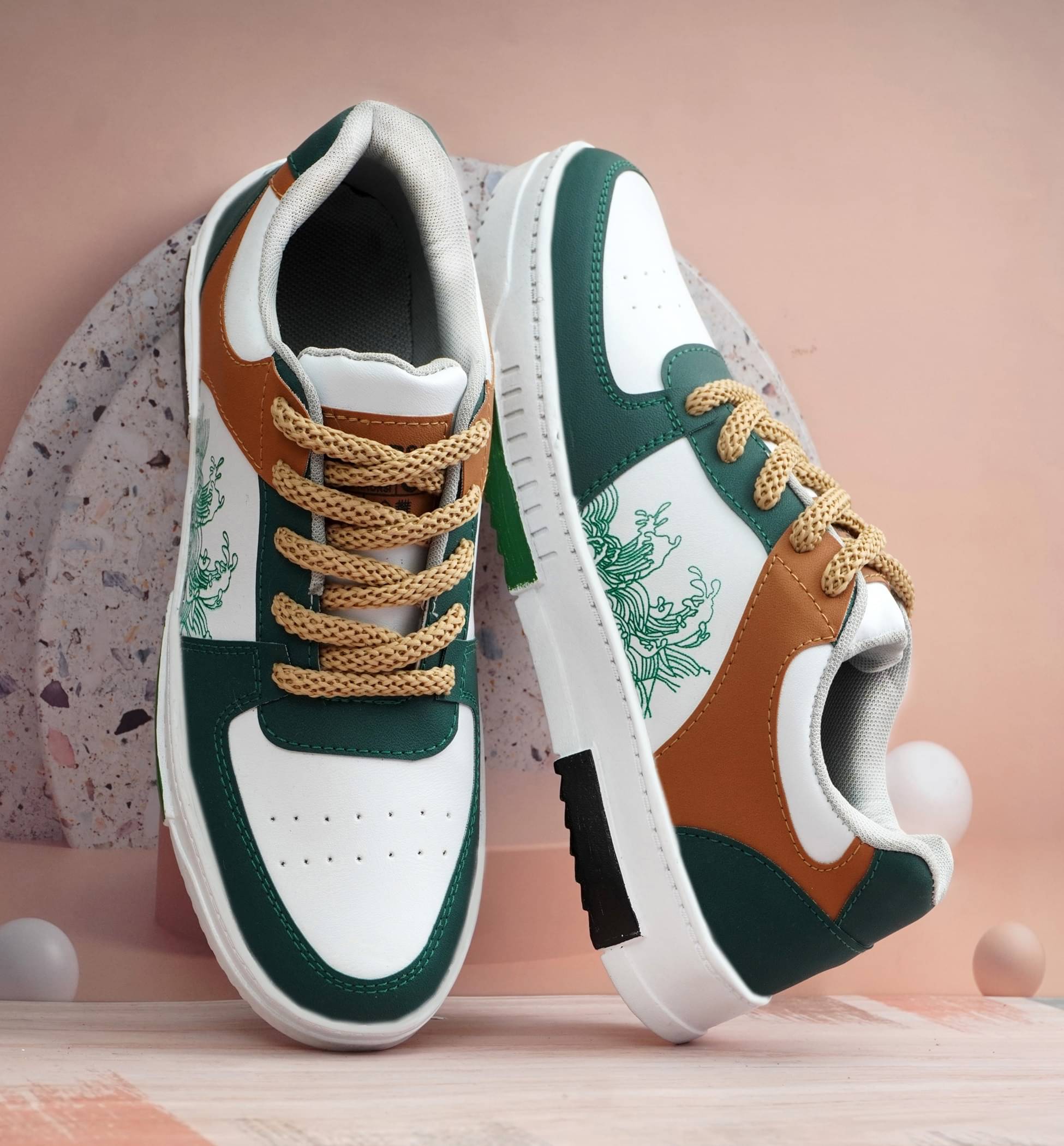 BAERU Dailywear Shoes For Men Green Men's Outdoor Shoes     			BAERU Dailywear Shoes For Men Green Men's Outdoor Shoes