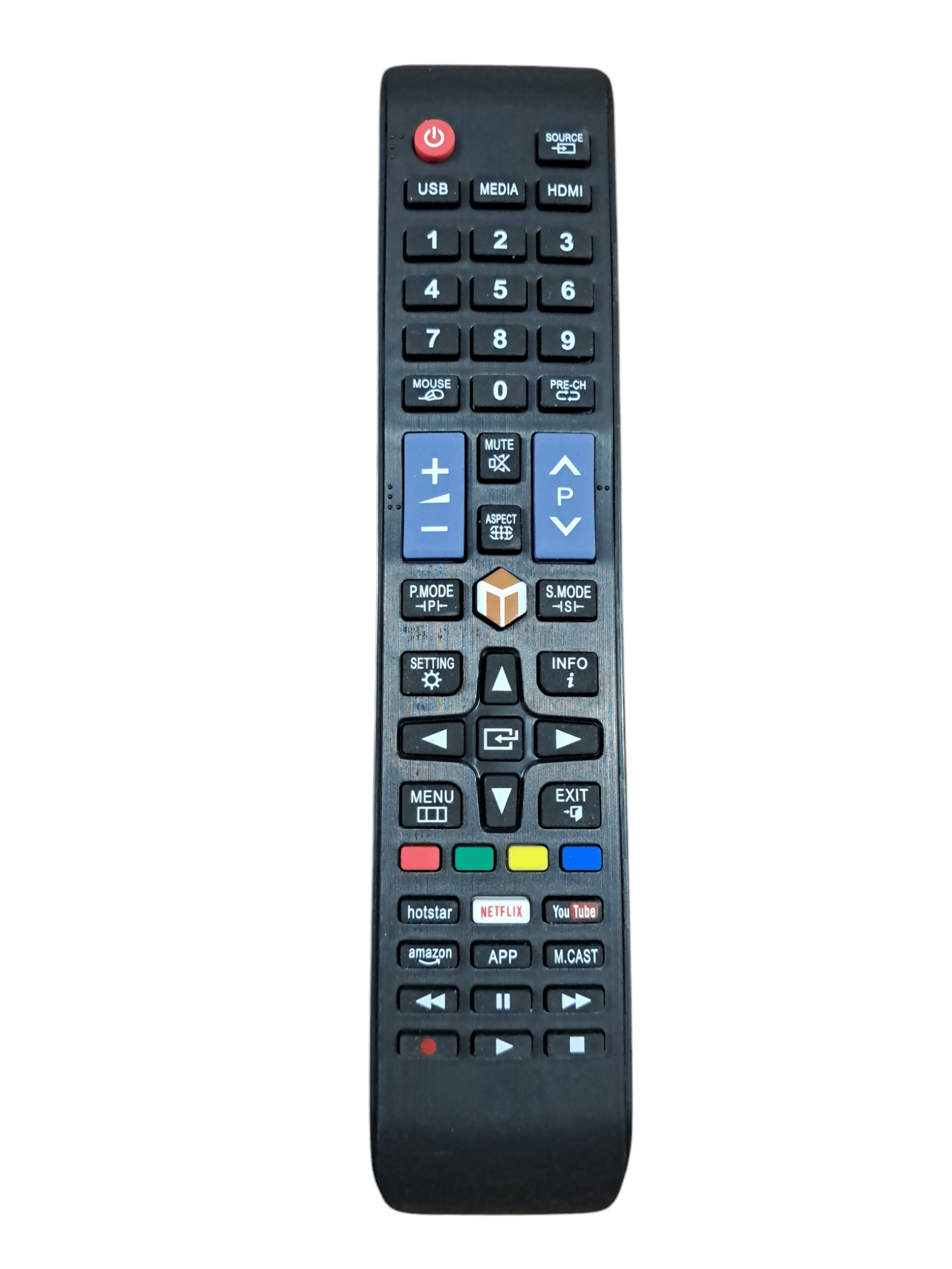     			CRYSTONICS CH UNI-156 TV Remote Compatible with Chinese LCD LED Smart TV & Non Branded Smart TV
