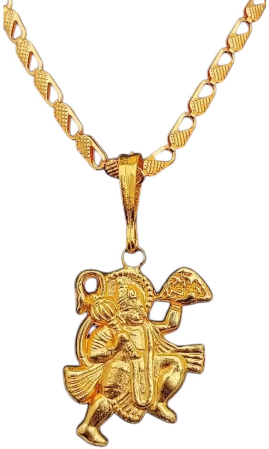 Charms Gold Religious Pendant With Chain ( Pack of 1 ) - Jewellery Sets | Buy online on ZillyBuy