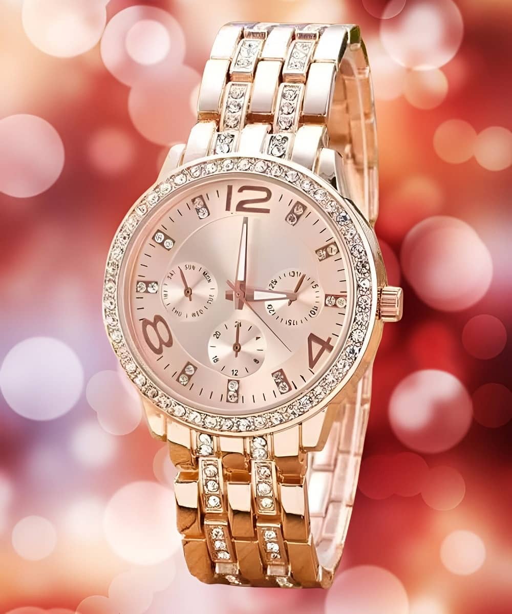 DECLASSE Rose Gold Metal Analog Womens Watch