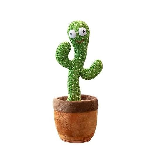     			Eclet 1 Talking Cactus Toy, Repeat+Recording+Dance+Sing, Wriggle Dancing Cactus With Cap Repeat What You Say  (Green)