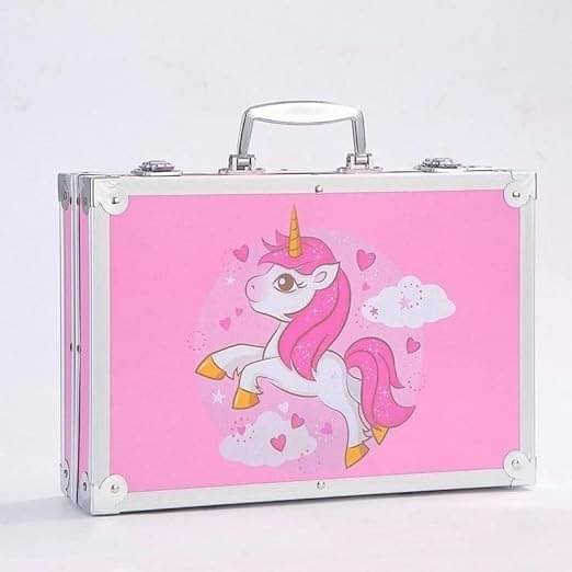     			Eclet 145 Pieces Art Set for Kids with Unicorn Theme Storage Case, Art and Craft Supplies Kit for Drawing and Painting with Oil Pastel, Water Color, Color Pencils, Sketch Pen (Unicorn Design-multicolour)