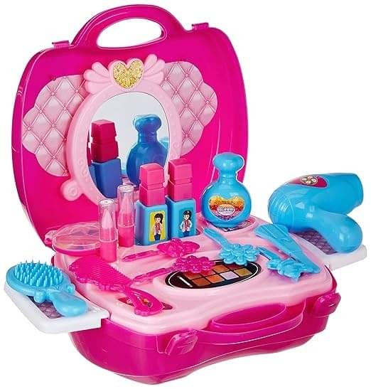     			Eclet  Beautiful Dream Beauty Makeup Set Suitcase Kit Toys for Kids set of 1(multicolour)