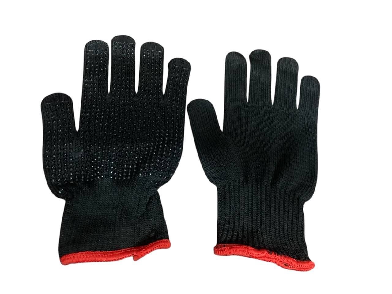     			EmmEmm Black Batting Gloves ( 1 Pair )