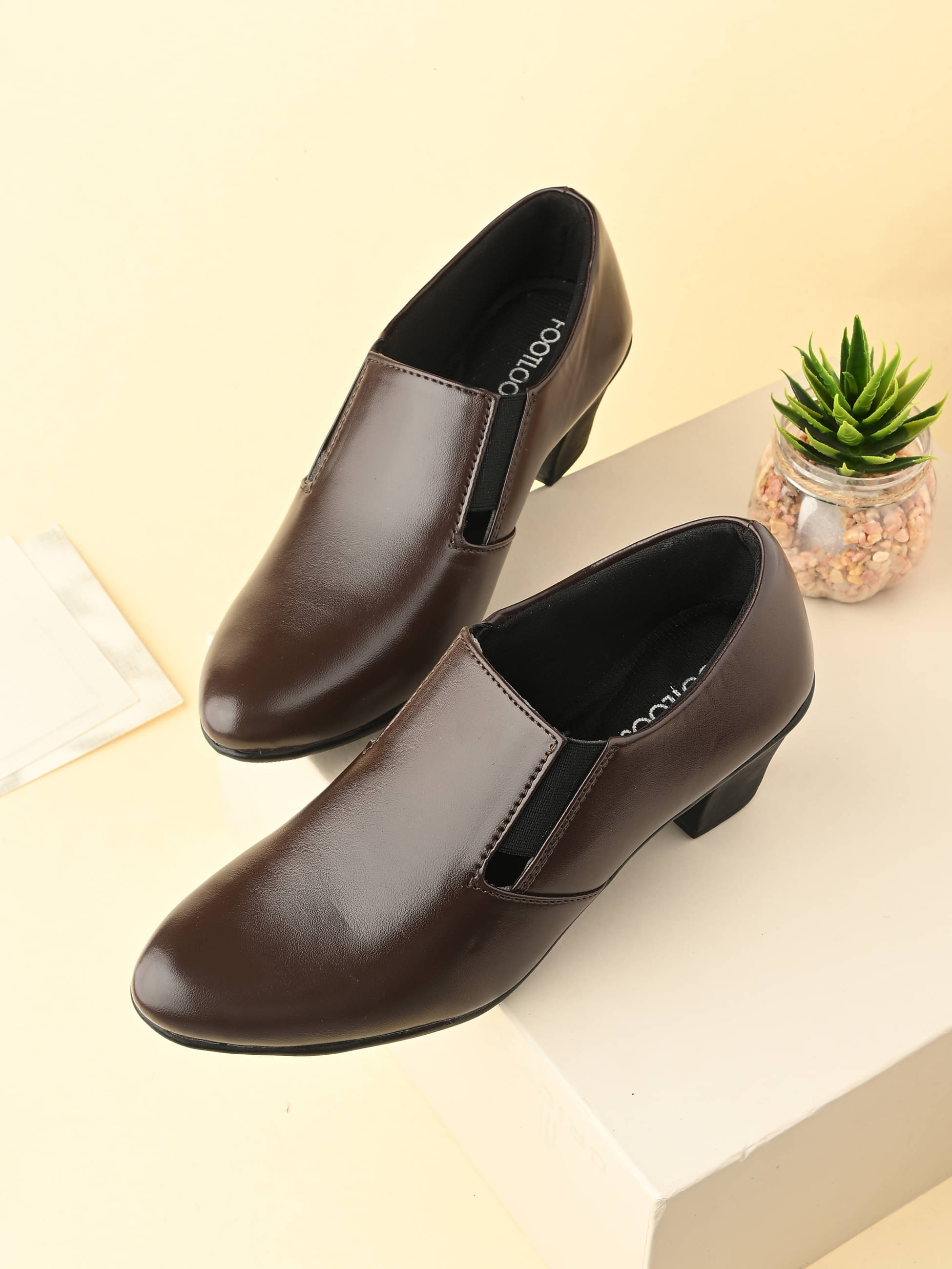     			Footloose Brown Women's Pumps Heels