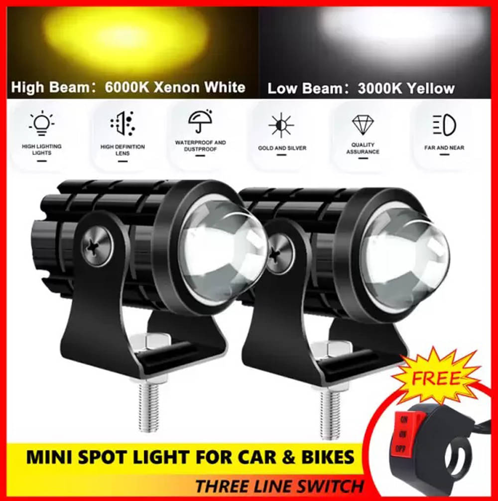 Genric Fog Light For All Bike Make ( Pack of 2 ) Genric Fog Light For All Bike Make ( Pack of 2 )