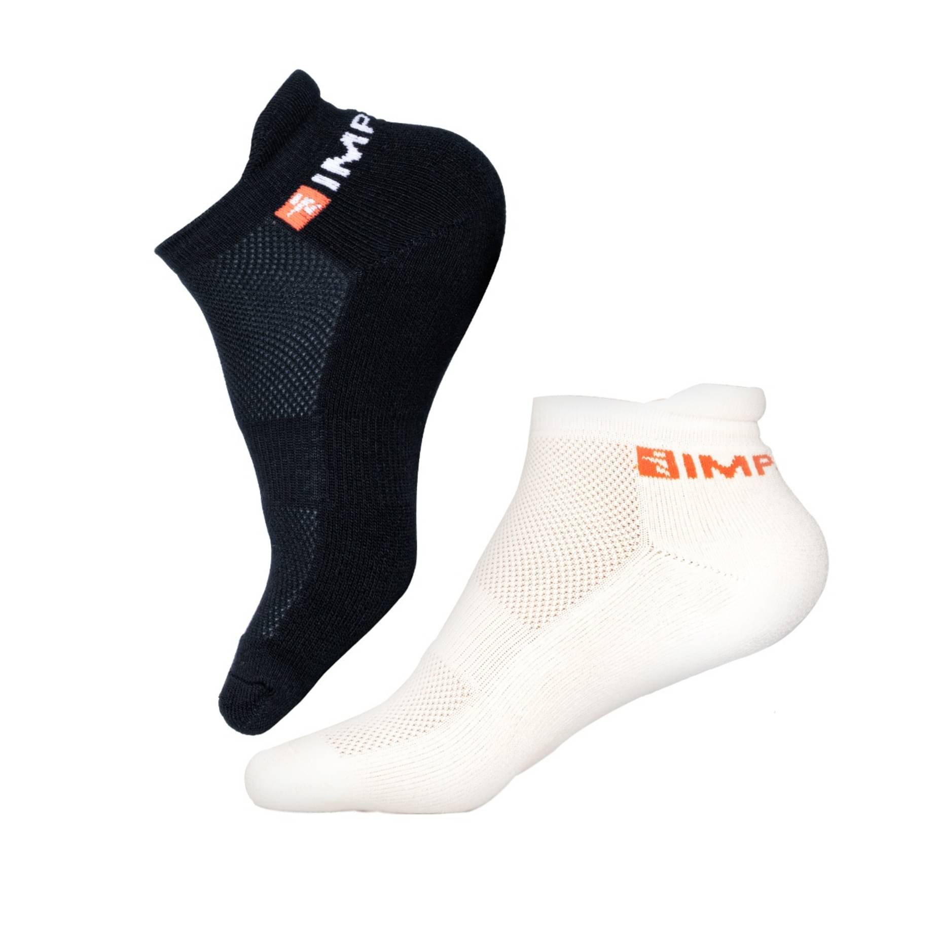     			Impetus Pack of 2 Women's Cotton Blend Ankle Length Socks ( Black,White )