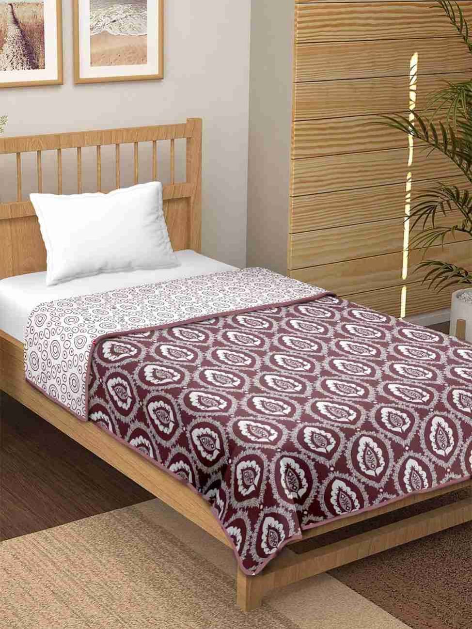     			Jinaya's Cotton Printed Single Bed Dohar - Multi ( )