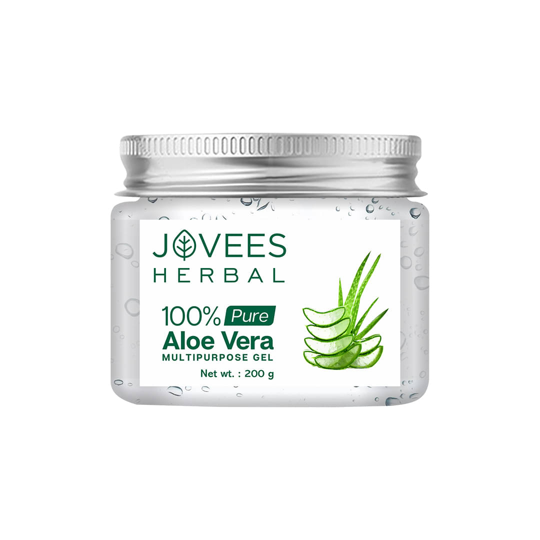     			Jovees Herbal 100% Pure Aloe Vera Multipurpose Gel for Face, Hair Hydrating Gel, 85gm (Pack of 1)