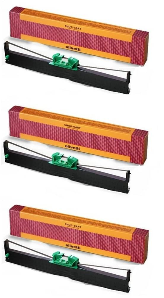     			KALAR PR2 Black Pack of 3 Cartridge for Olivetti PR2 plus/PR2E/PR2EN , Ribbon B0378 B0232 / PR2 plus / PB2