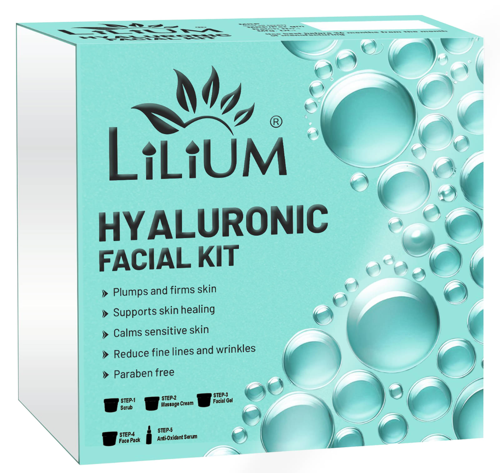 Lilium Hyaluronic Facial Kit 410g 3 Times Use Facial Kit For All Skin Type Aloe Vera 410 ( Pack of 1 ) Lilium Hyaluronic Facial Kit 410g 3 Times Use Facial Kit For All Skin Type Aloe Vera 410 ( Pack of 1 )