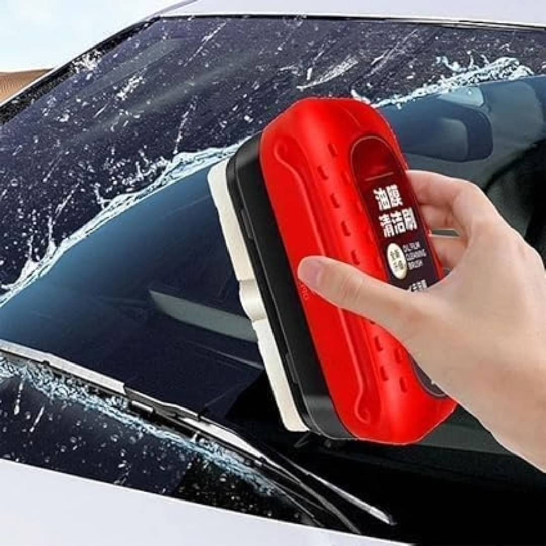    			Magnique Automotive Oil Film Cleaning Brush, Car Glass Oil Film Removal Cleaner, Powerful Windshield Cleaner & Oil Film Remover