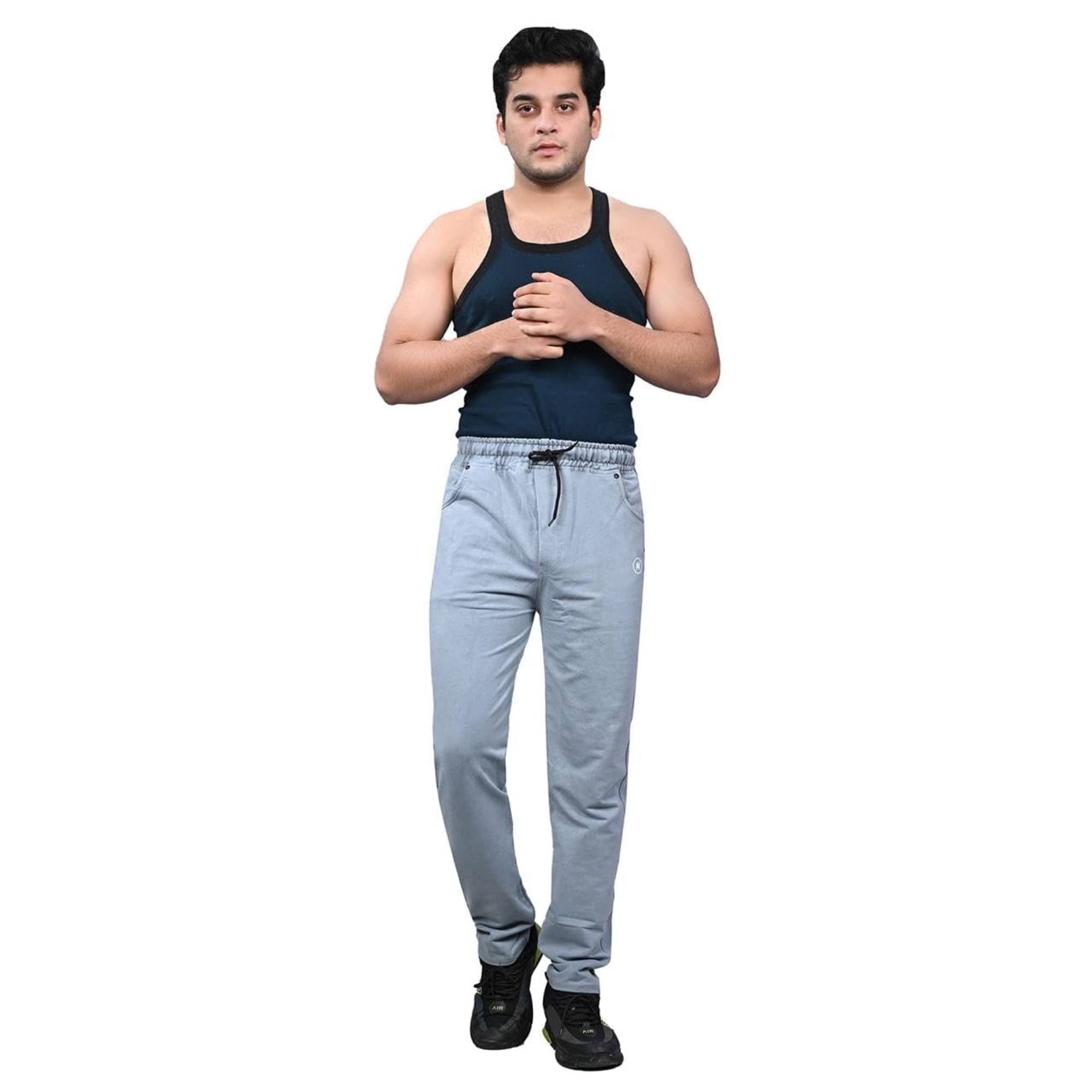     			NEOCARDIN Medium Grey Polyester Men's Trackpants ( Pack of 1 )