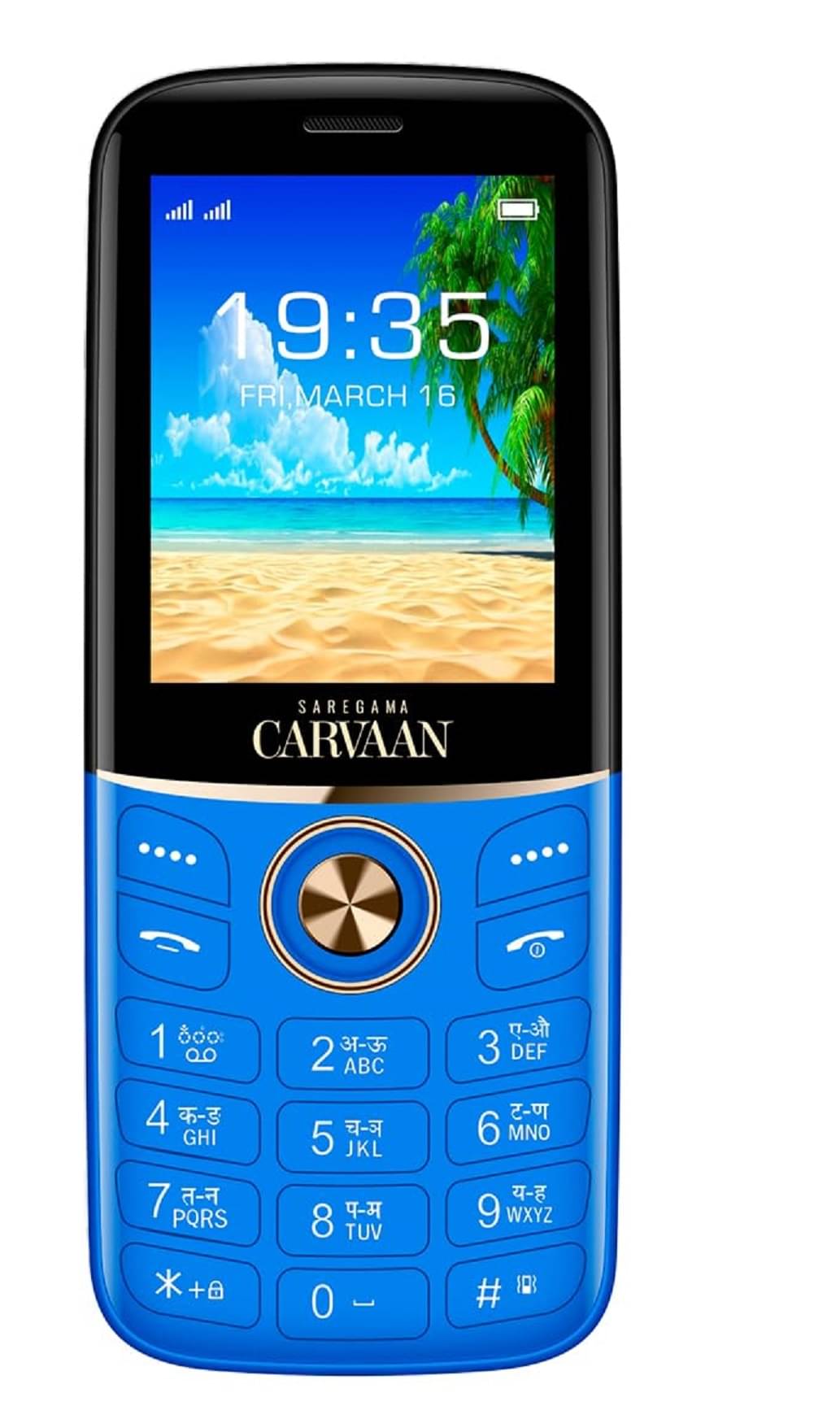     			Saregama M23 Dual SIM Feature Phone Blue