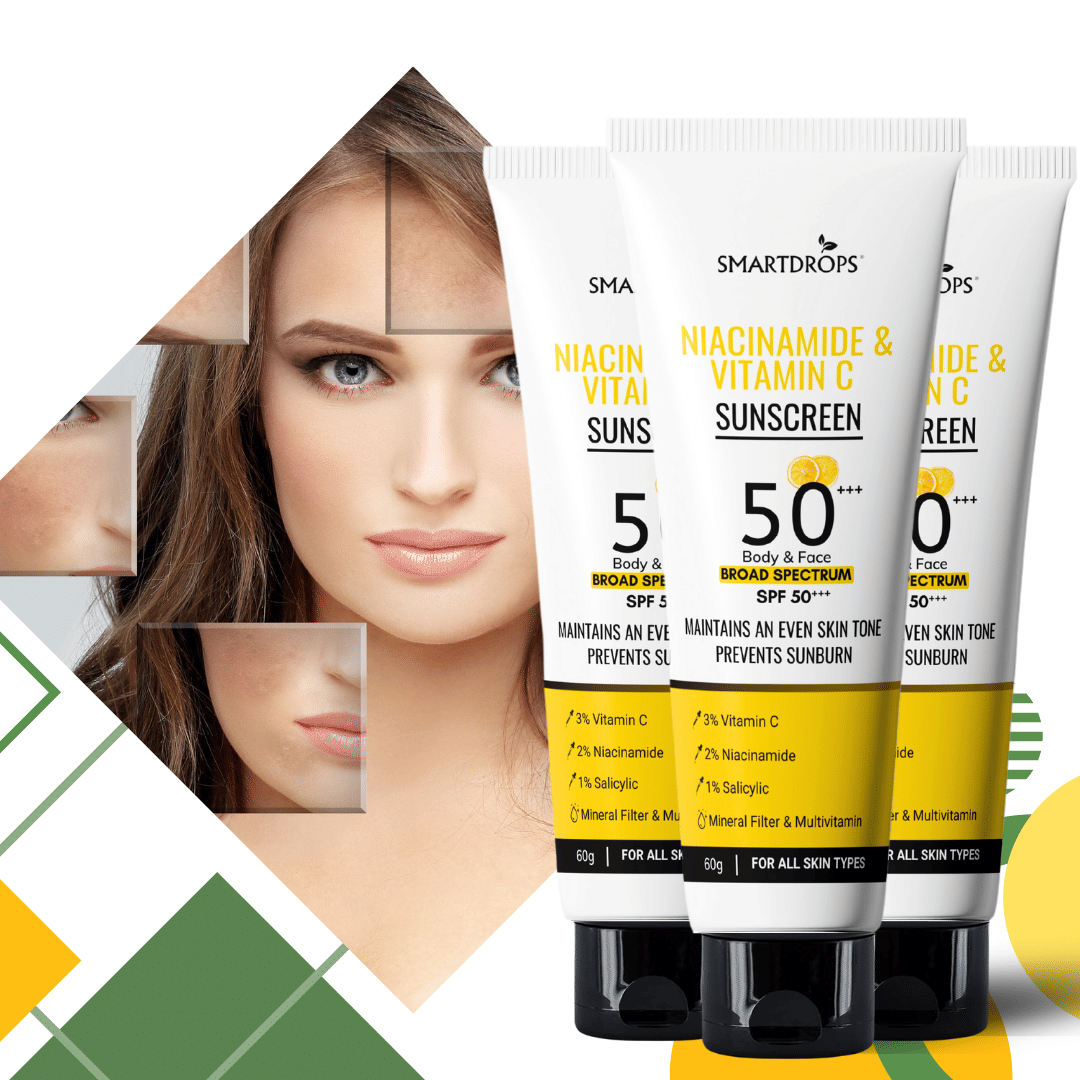     			Smartdrops SPF 50 Tan Optimiser Cream For All Skin Type ( Pack of 3 )
