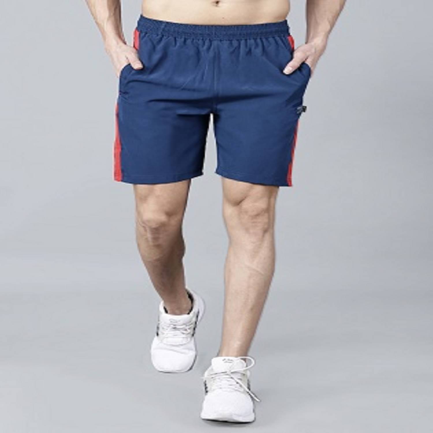     			Texfro Blue Cotton Blend Men's Shorts ( Pack of 1 )