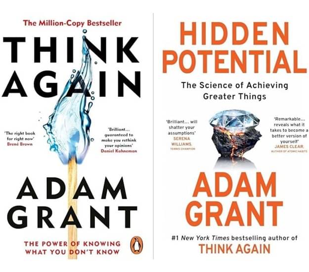     			Think Again + Hidden Potential  (Paperback, Adam Grant)