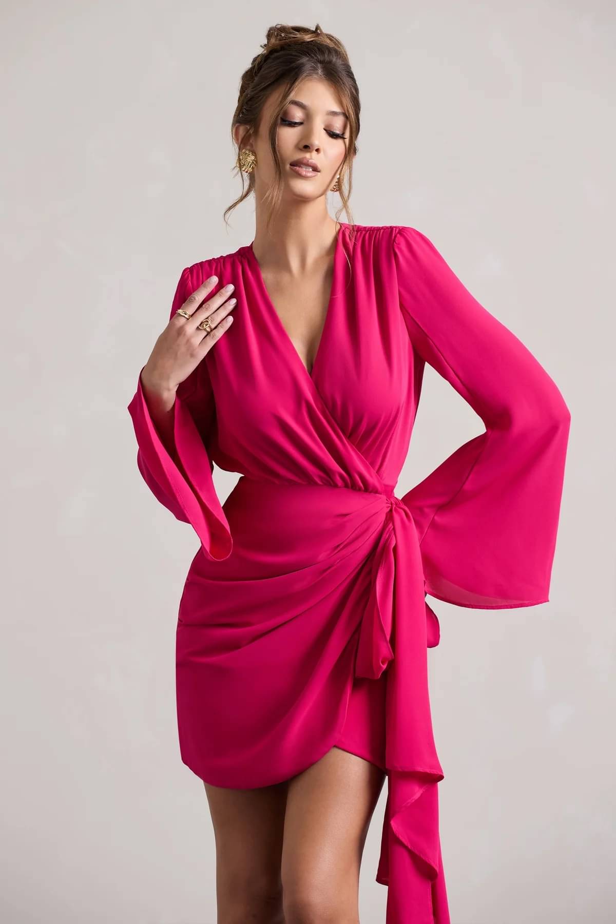 Traquila Crepe Women's Shrugs - Pink ( Single )     			Traquila Crepe Women's Shrugs - Pink ( Single )