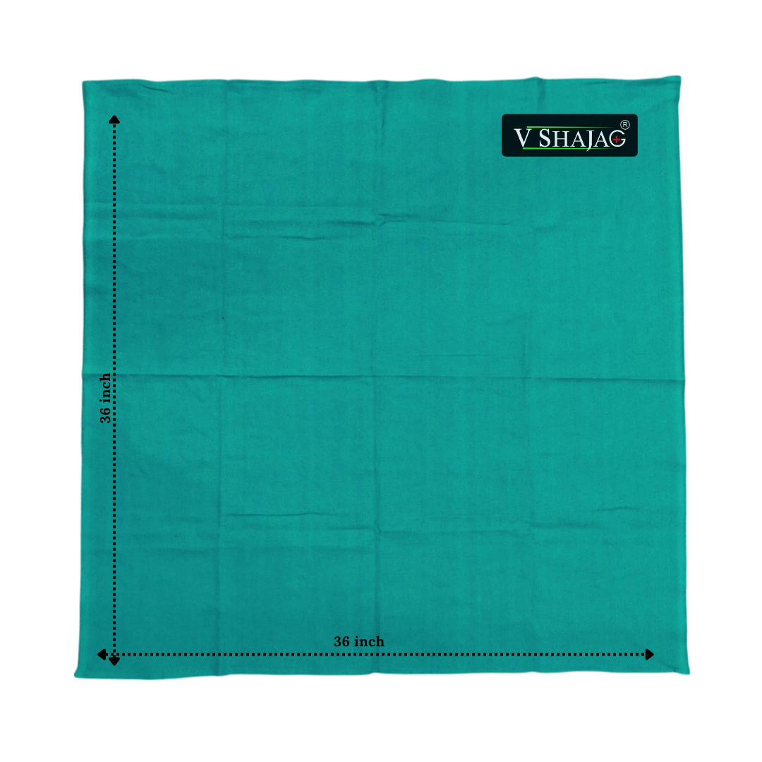 V SHAJAG Surgical OT Plain Sheet 100% Cotton (36x36 inch) Surgical Drapes V SHAJAG Surgical OT Plain Sheet 100% Cotton (36x36 inch) Surgical Drapes
