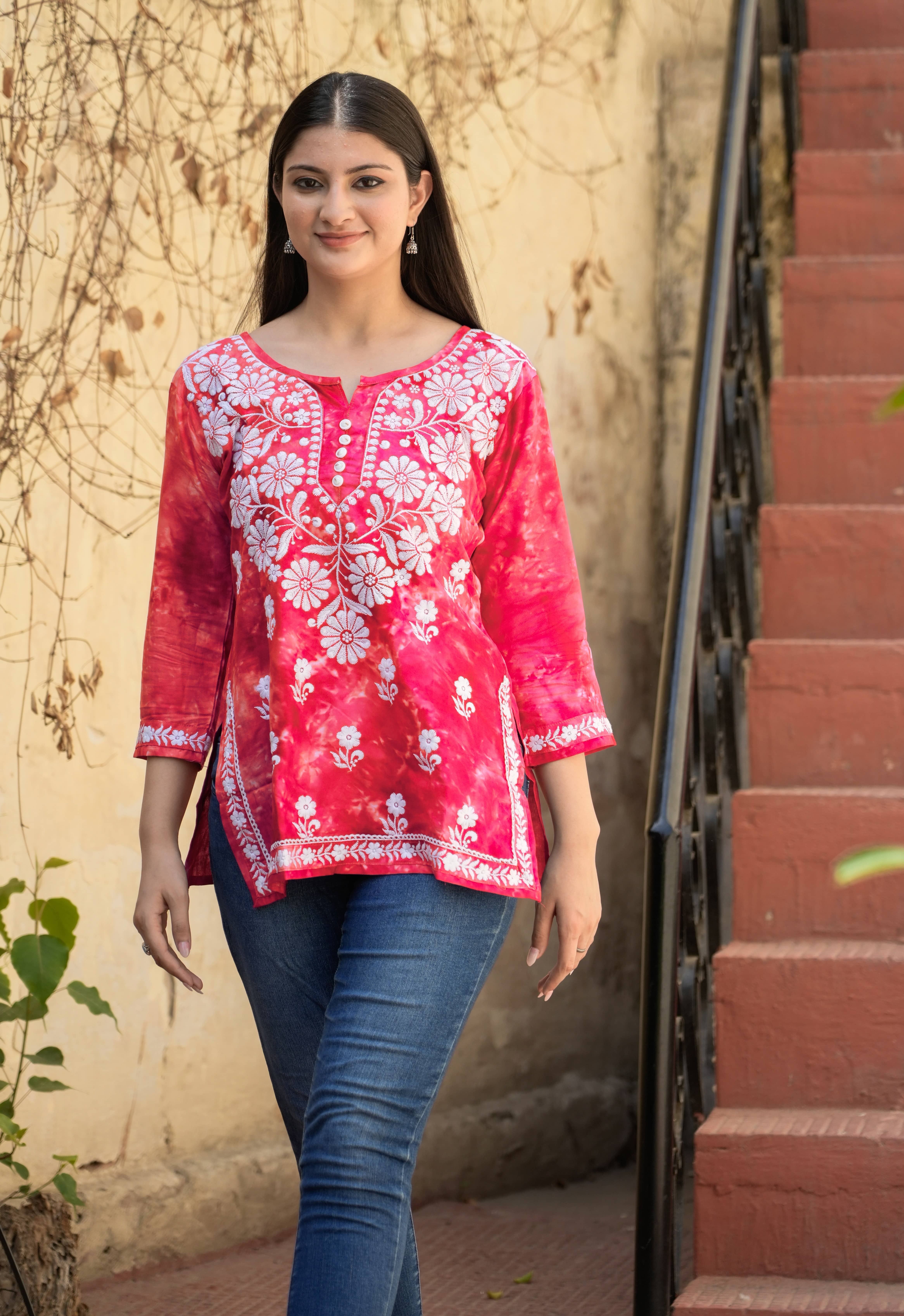 Rayon Short Kurti For Women (Pack of 1) - Kurtis, Tunics | Buy online on ZillyBuy