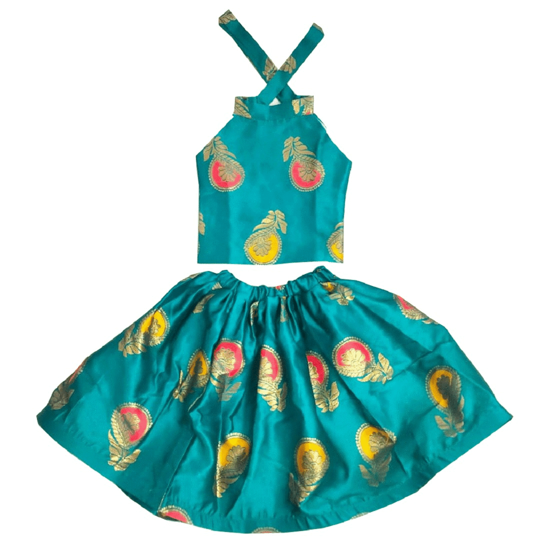 harshvardhanmart.com Pack of 1 Girls Cotton Blend T-shirt & Skirt ( Bright Green ) harshvardhanmart.com Pack of 1 Girls Cotton Blend T-shirt & Skirt ( Bright Green )