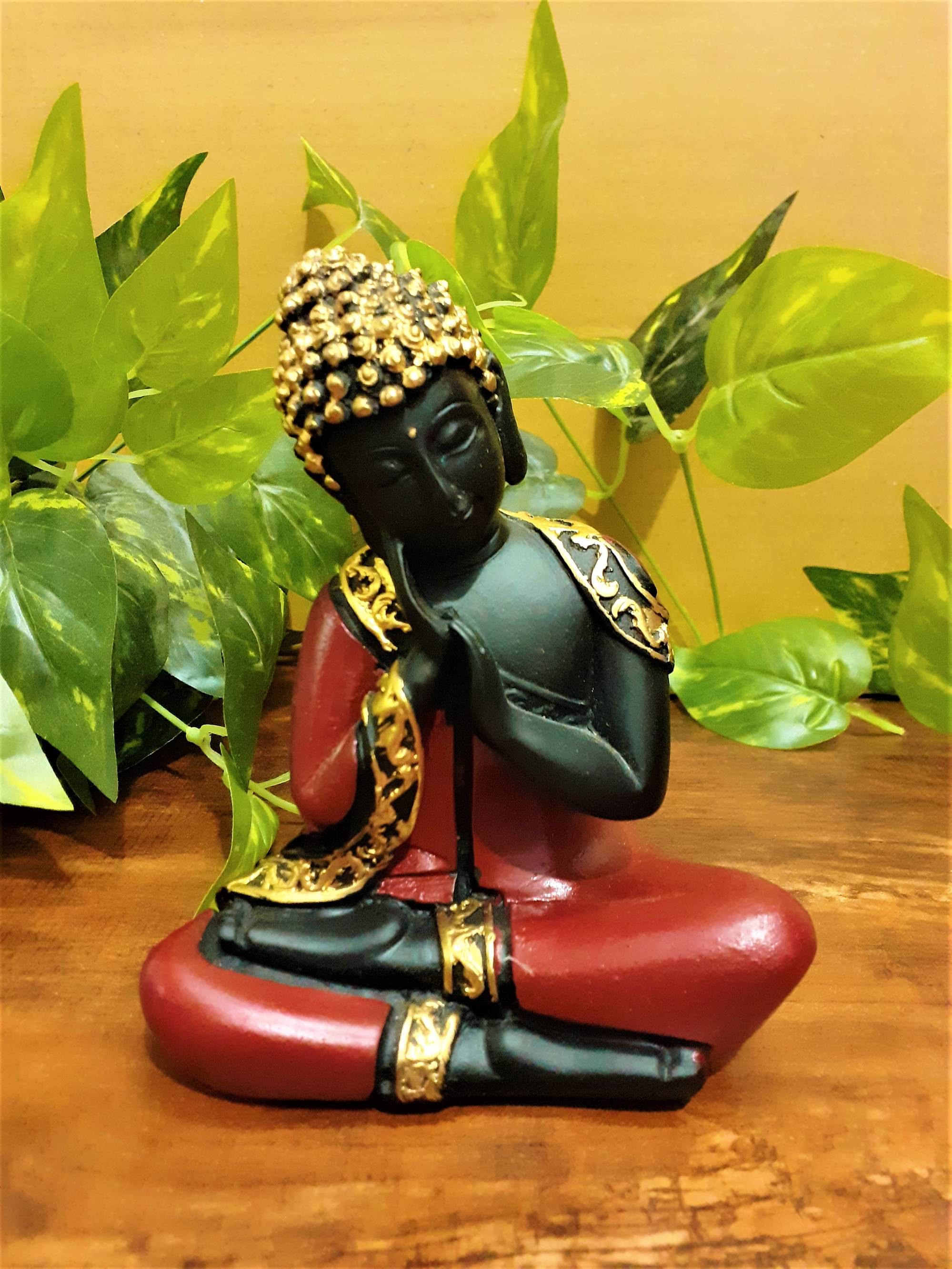 AFTERSTITCH Maditation Gautam buddha idol statue in Vastu & Fengshui Figurines 13 cm (Pack of 1) AFTERSTITCH Maditation Gautam buddha idol statue in Vastu & Fengshui Figurines 13 cm (Pack of 1)