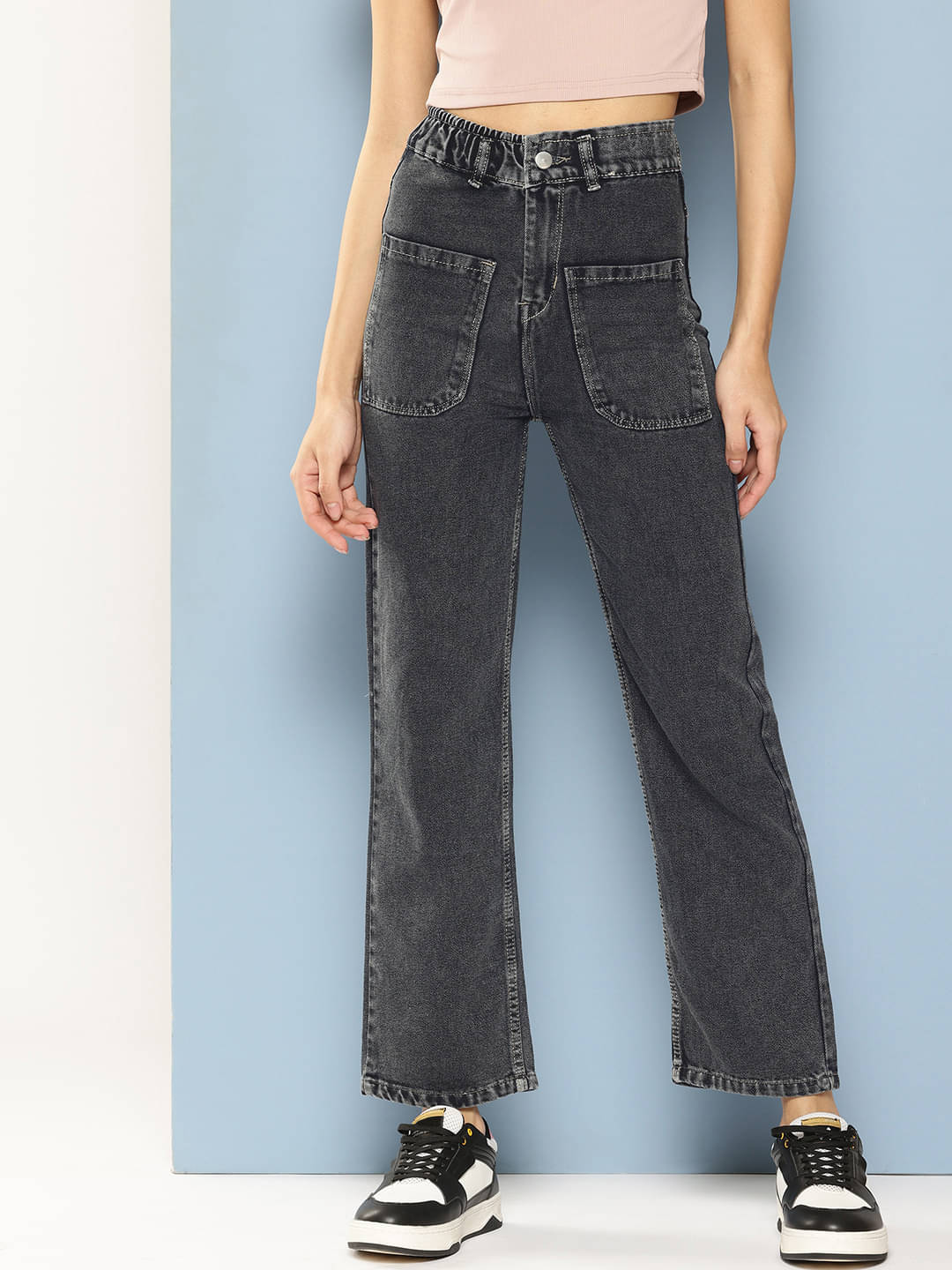     			Aarika - Black Denim Regular Fit Women's Jeans ( Pack of 1 )