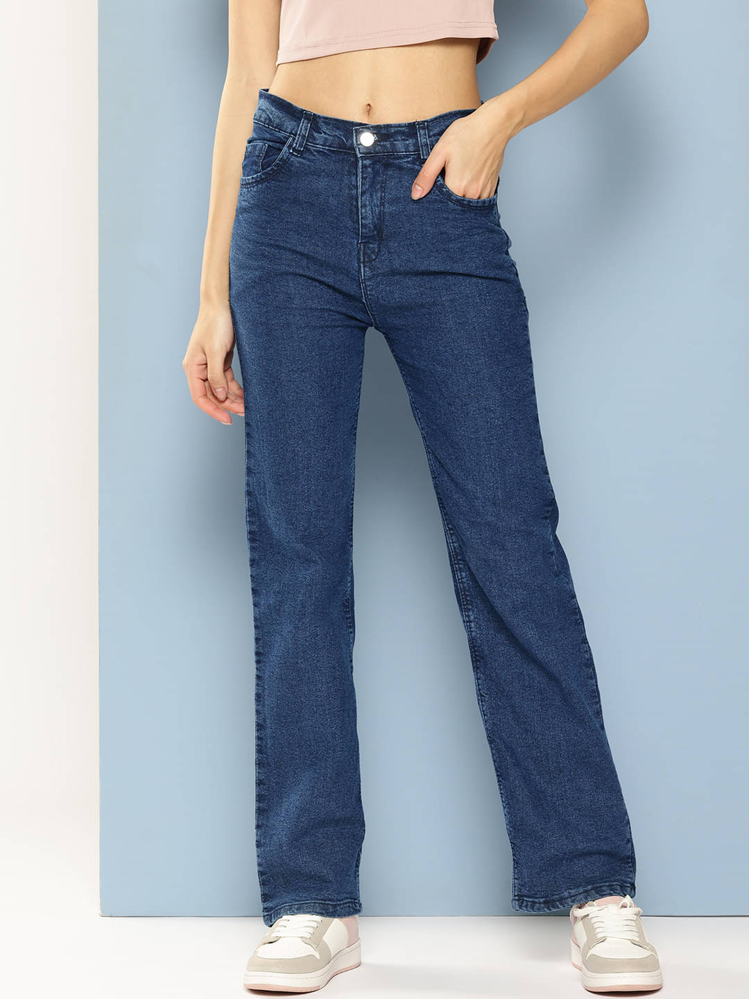     			Aarika - Blue Denim Regular Fit Women's Jeans ( Pack of 1 )