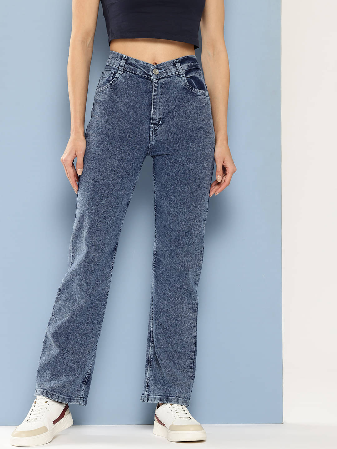     			Aarika - Light Blue Denim Regular Fit Women's Jeans ( Pack of 1 )