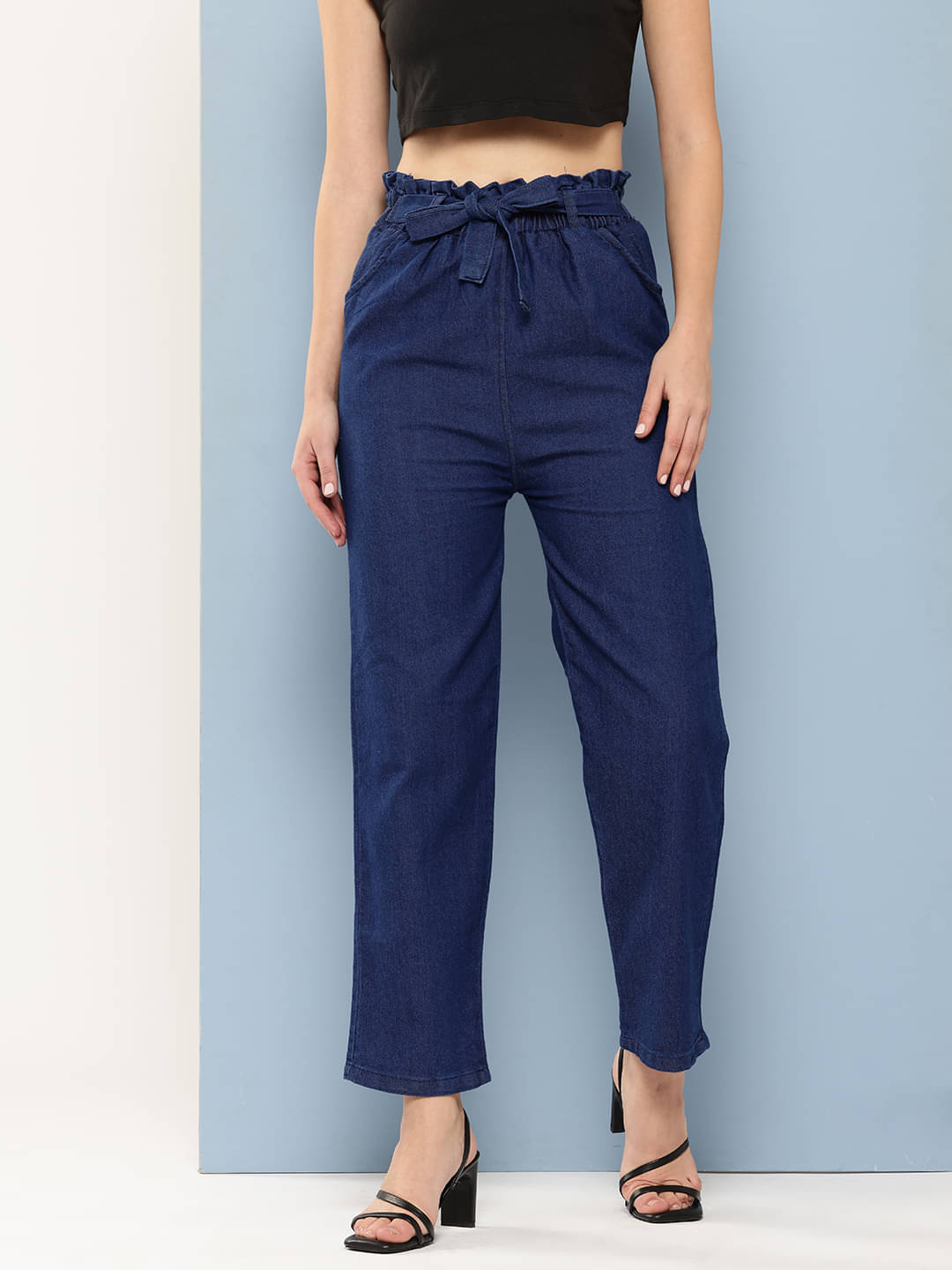     			Aarika - Navy Blue Denim Regular Fit Women's Jeans ( Pack of 1 )