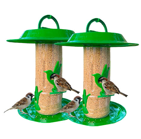 Amijivdaya Bird Feeder Green W