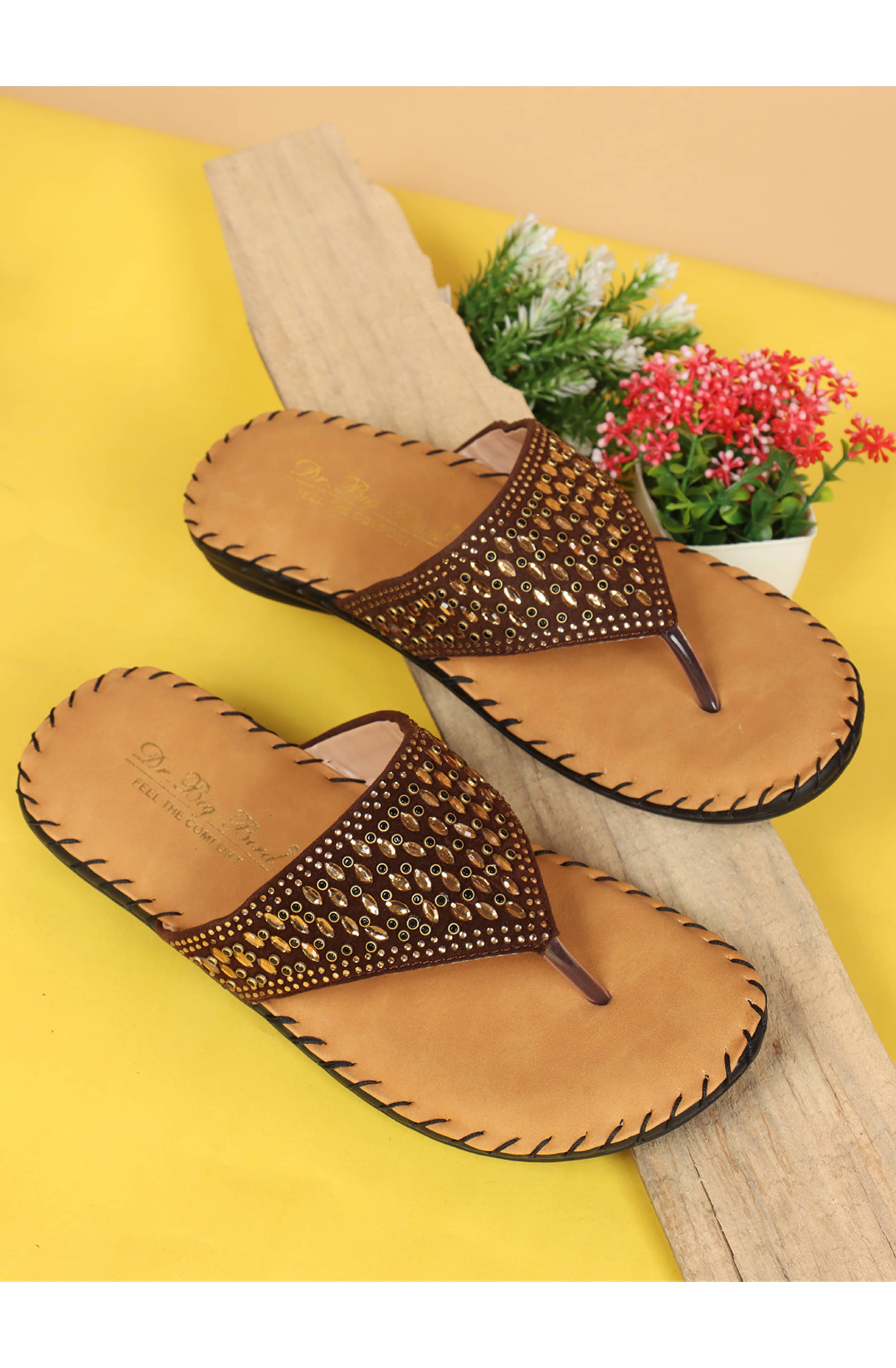     			Big Bird Footwear Brown Women's Flats