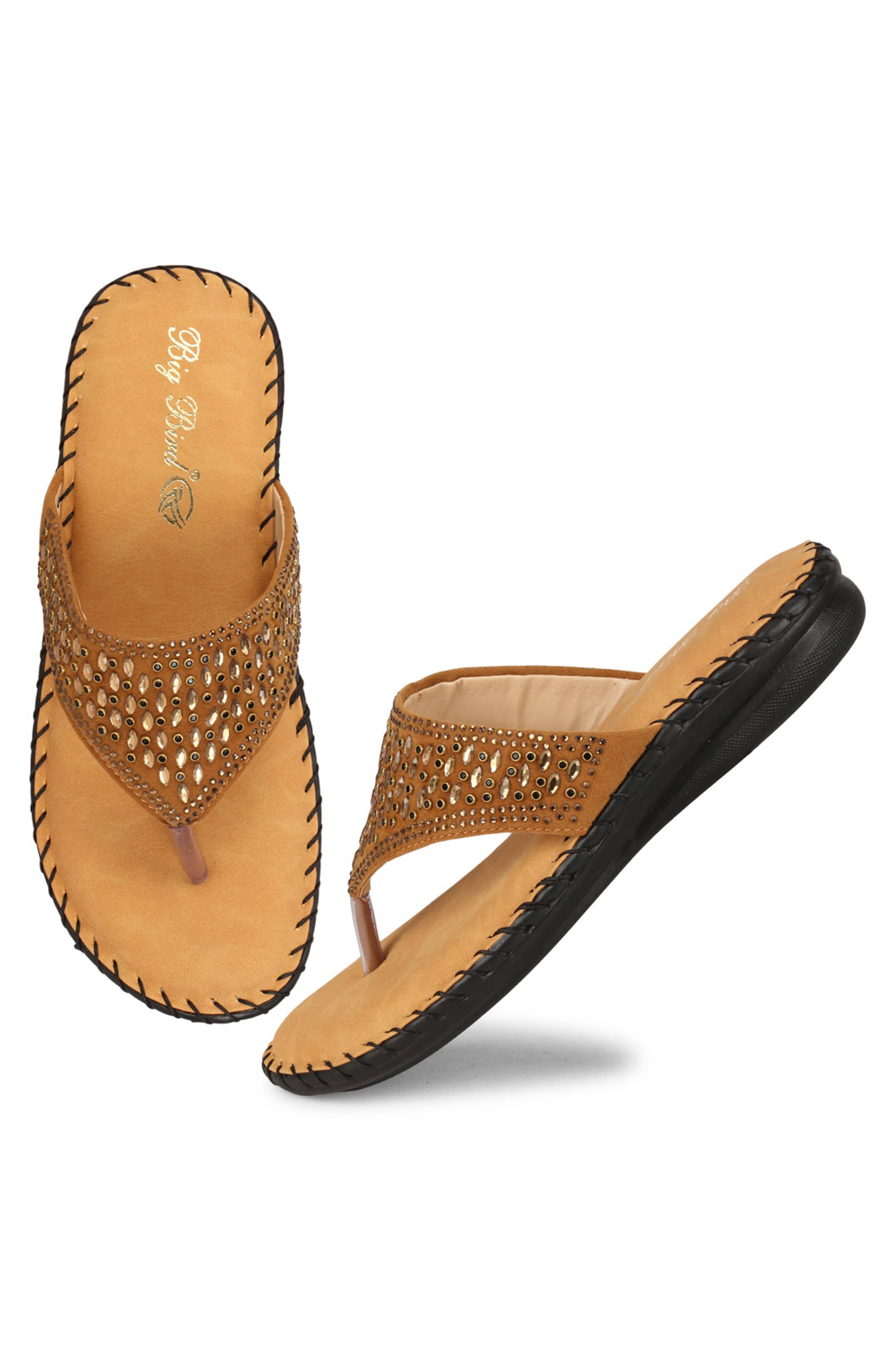     			Big Bird Footwear Tan Women's Flats