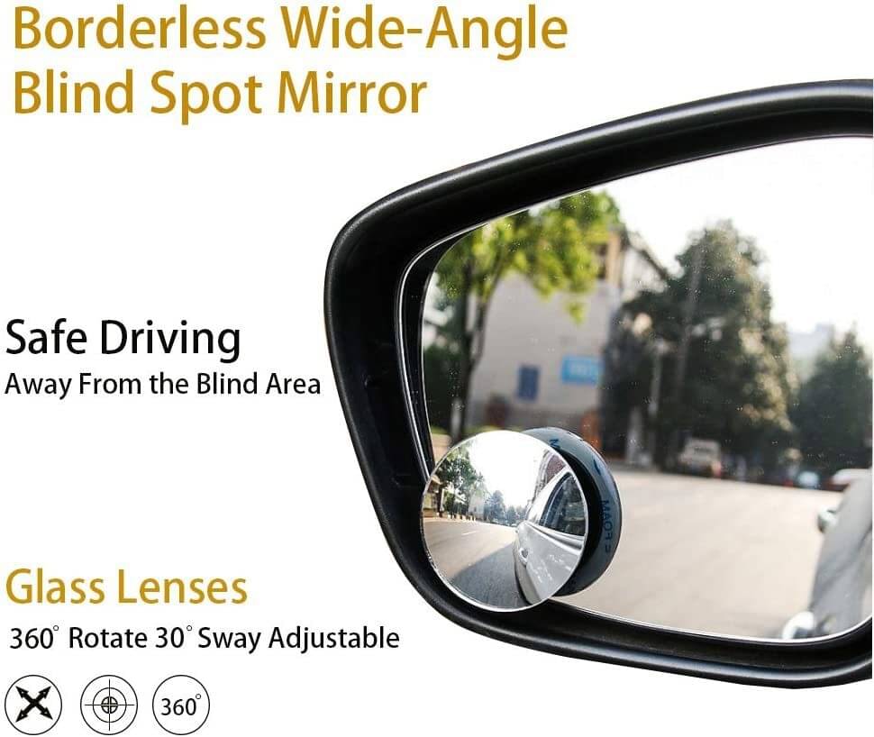     			CAMPARK Side Mirror Visor Transparent Set of 2