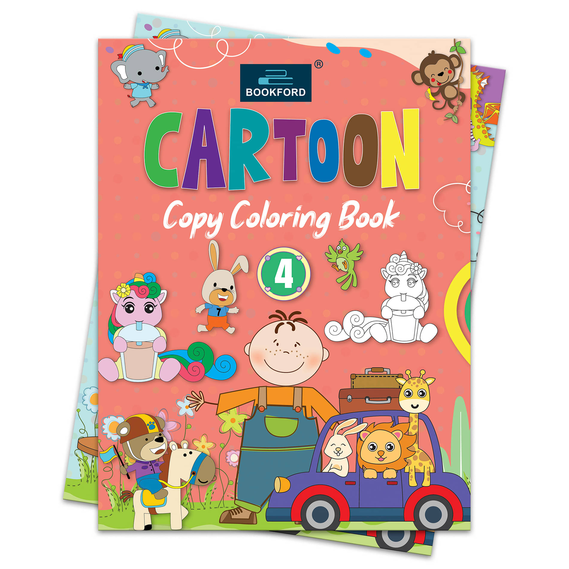 Cartoon Copy Coloring Book Part 4 Coloring Book For Kids (Paperback, BOOK FORD PUBLICATIONS) Cartoon Copy Coloring Book Part 4 Coloring Book For Kids (Paperback, BOOK FORD PUBLICATIONS)