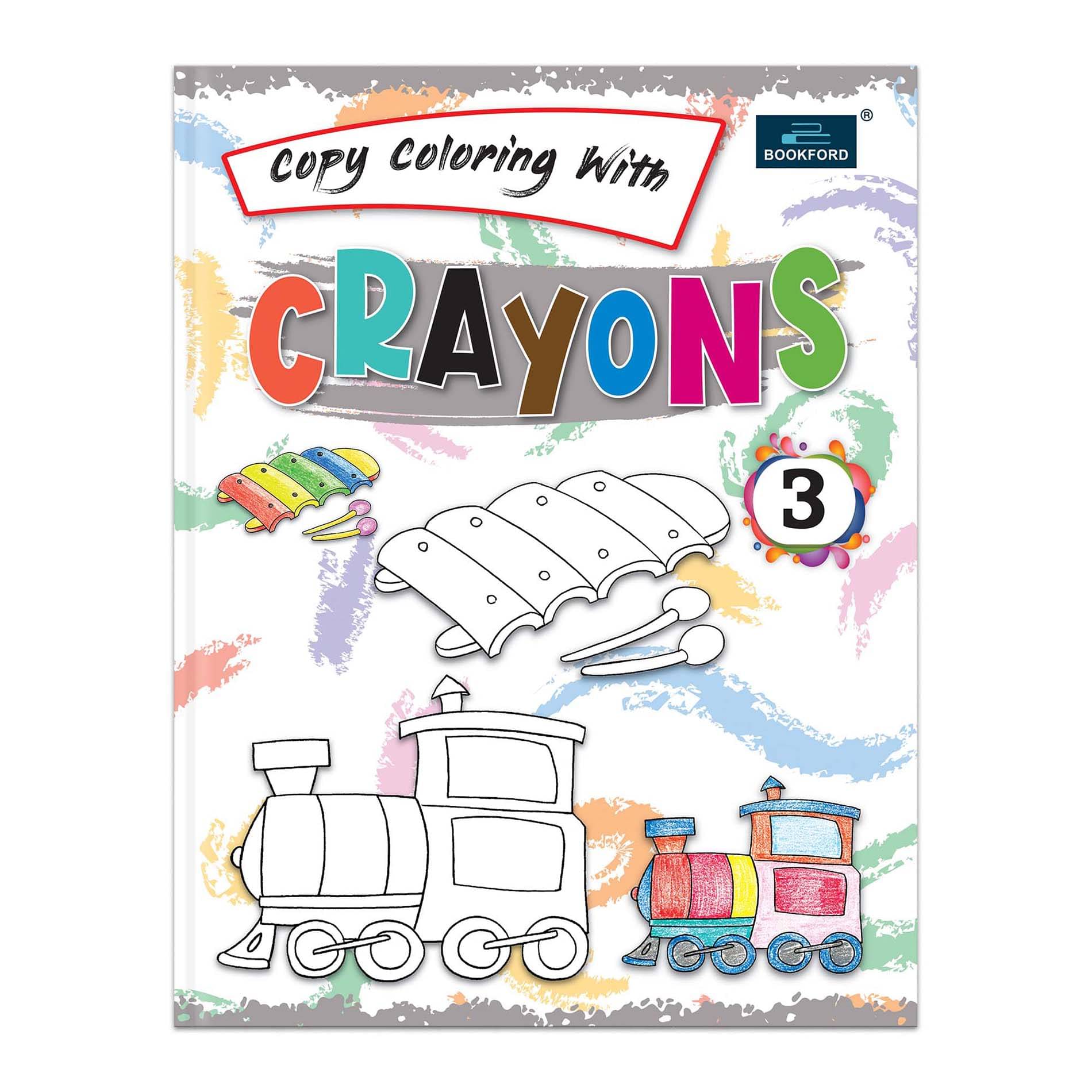 Copy Coloring With Crayons Book Part 3 Coloring Book For Kids (Paperback, BOOK FORD PUBLICATIONS) Copy Coloring With Crayons Book Part 3 Coloring Book For Kids (Paperback, BOOK FORD PUBLICATIONS)