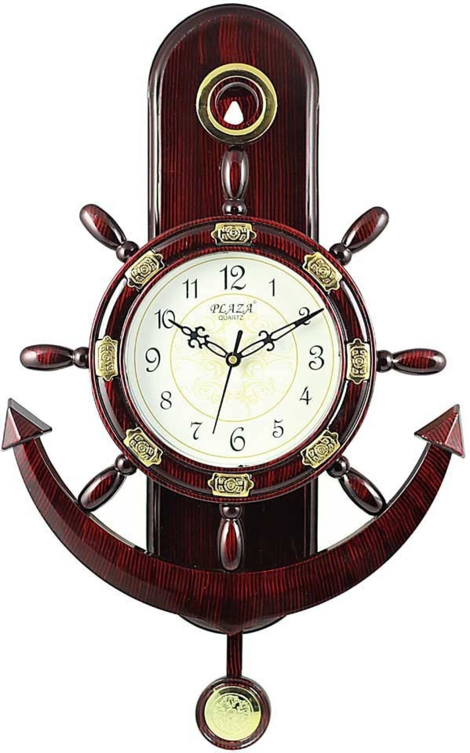     			GrabBasket Assymetric Analog Wall Clock