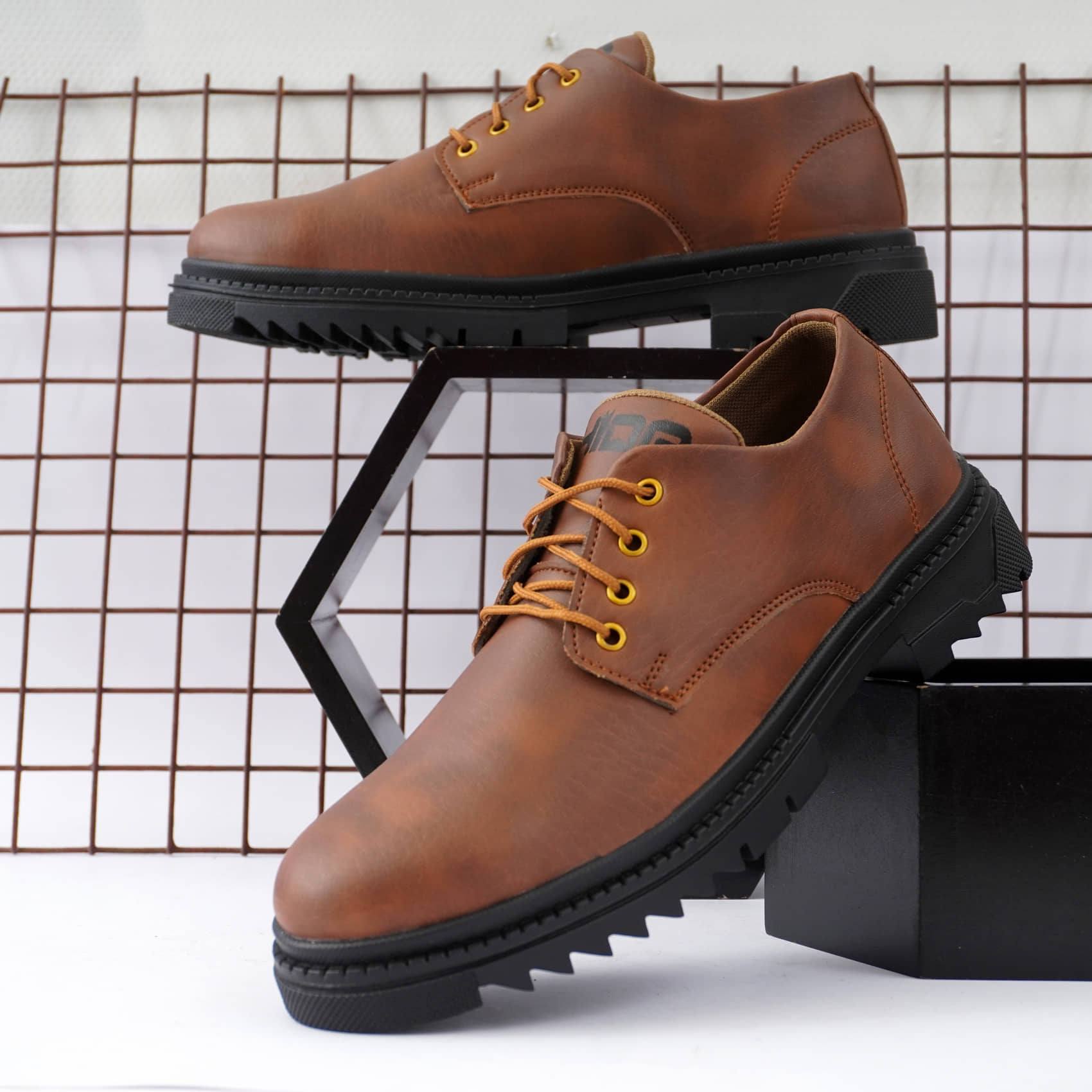 HiDa Tan Men's Derby Formal Shoes - Formal Shoes | Buy online on ZillyBuy