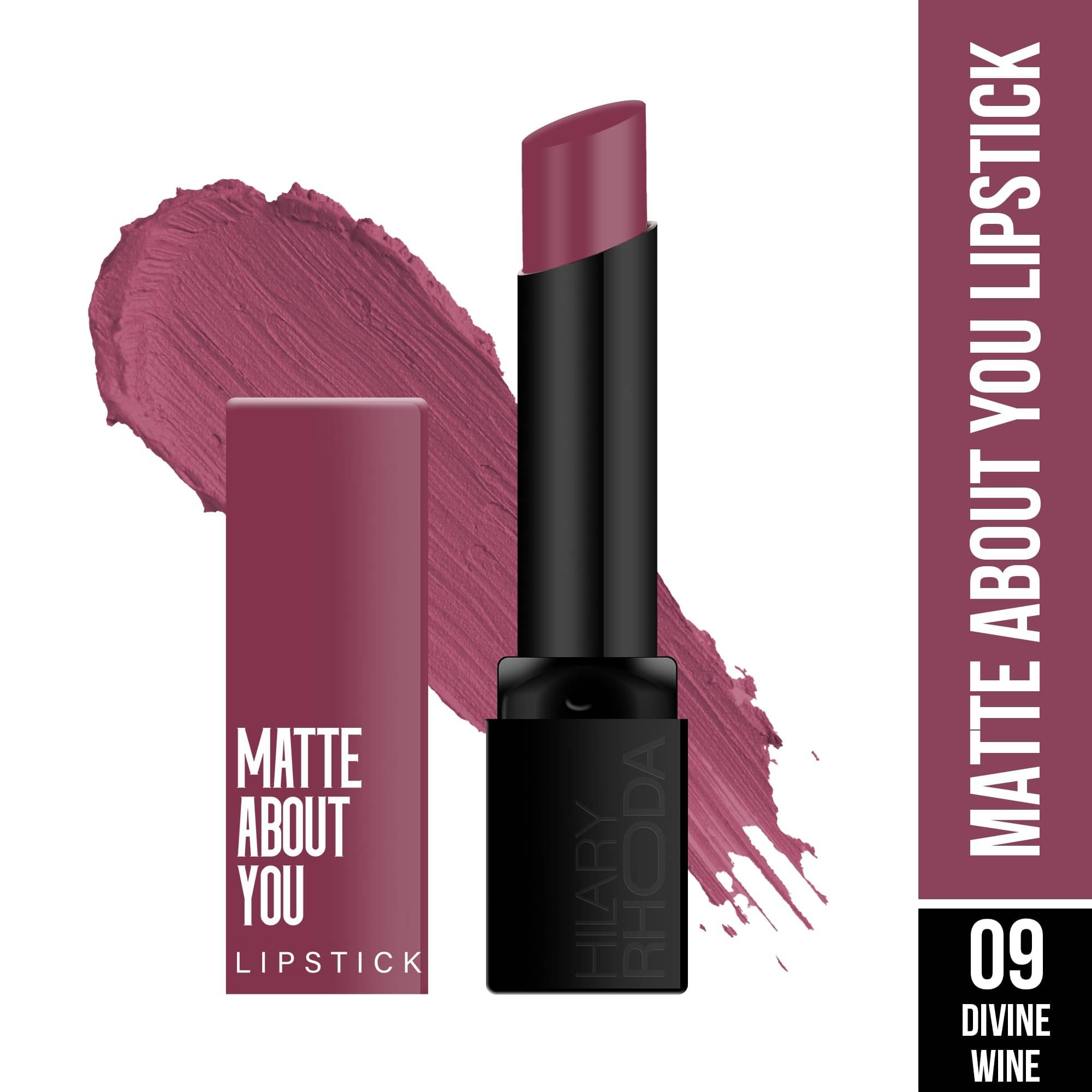     			Hilary Rhoda Maroon Matte Lipstick 20